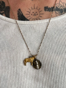 Saint Paul and Donkey Pendant Necklace