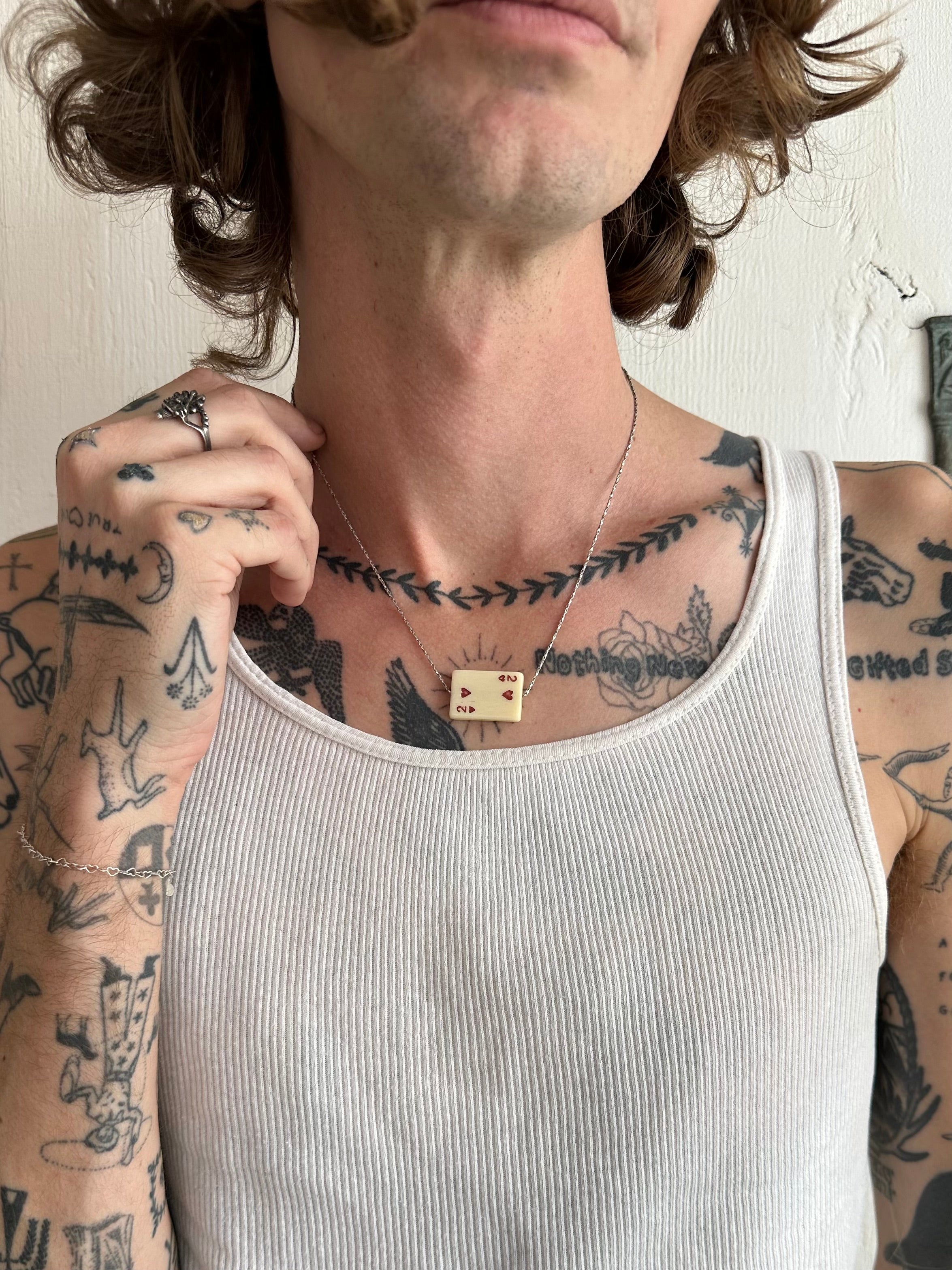 Two of Hearts Pendant Necklace