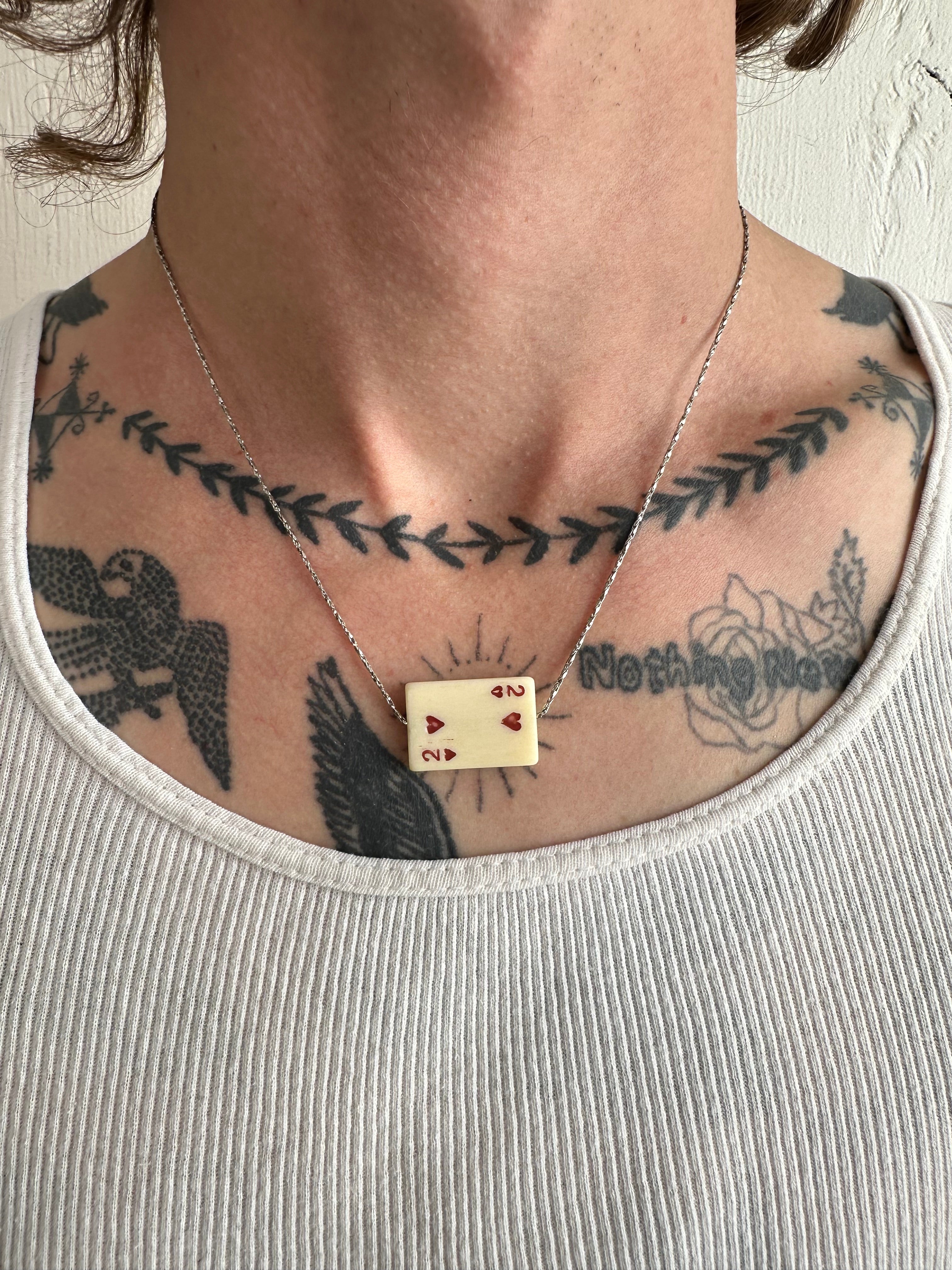 Two of Hearts Pendant Necklace