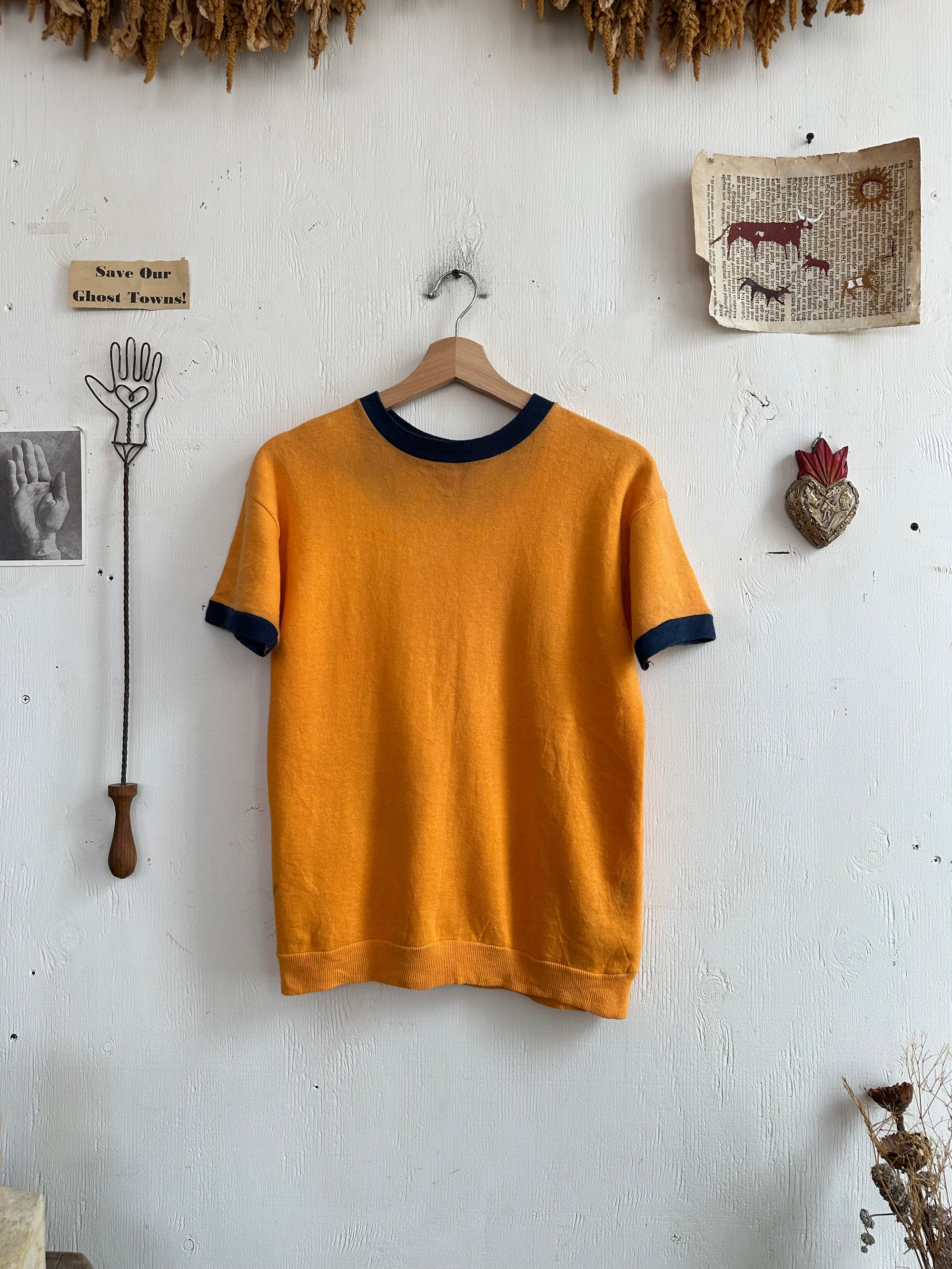 1970s Short Sleeve Sweatshirt Ringer