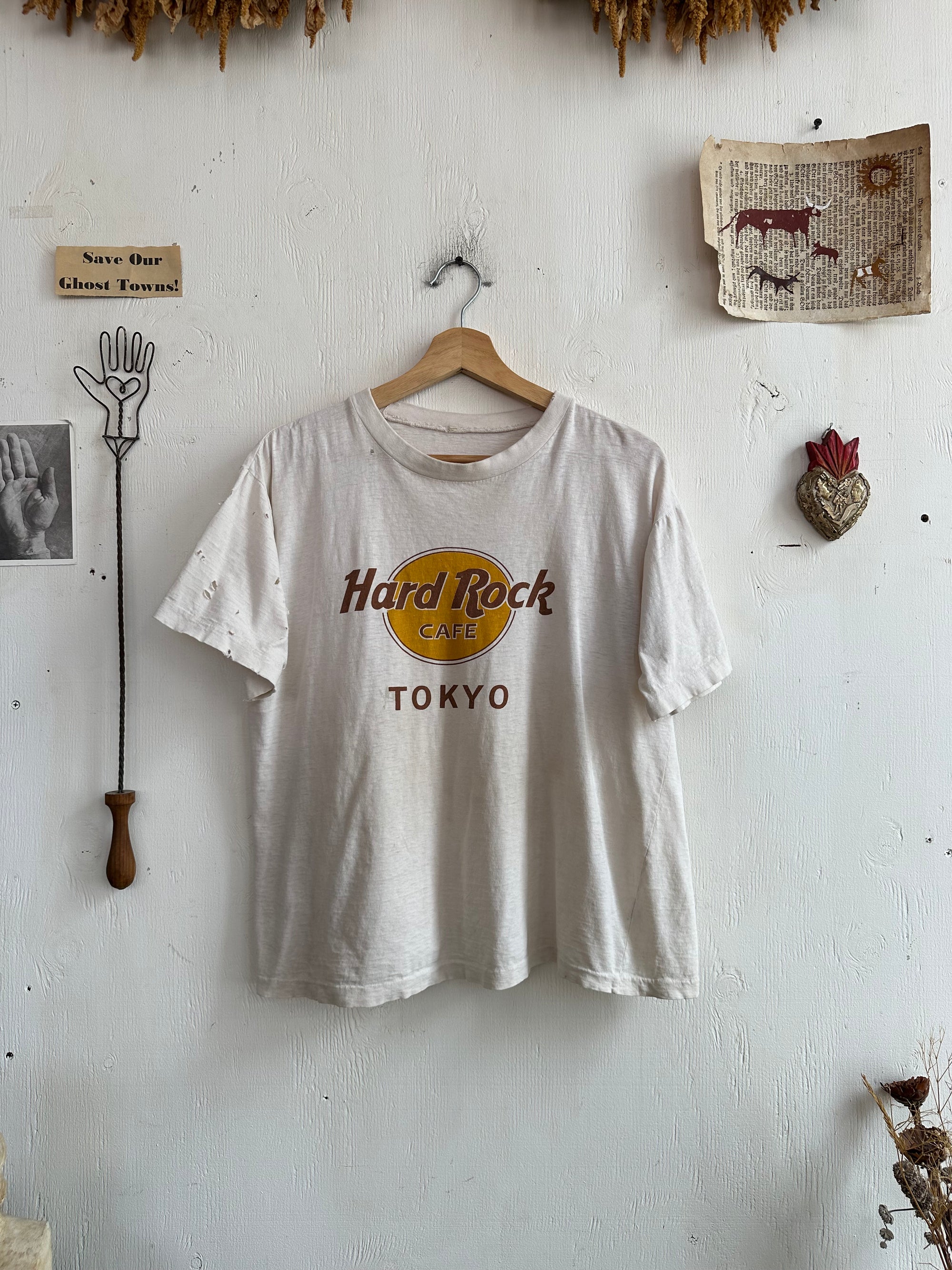 1980s Thrashed Hard Rock Tokyo Tee