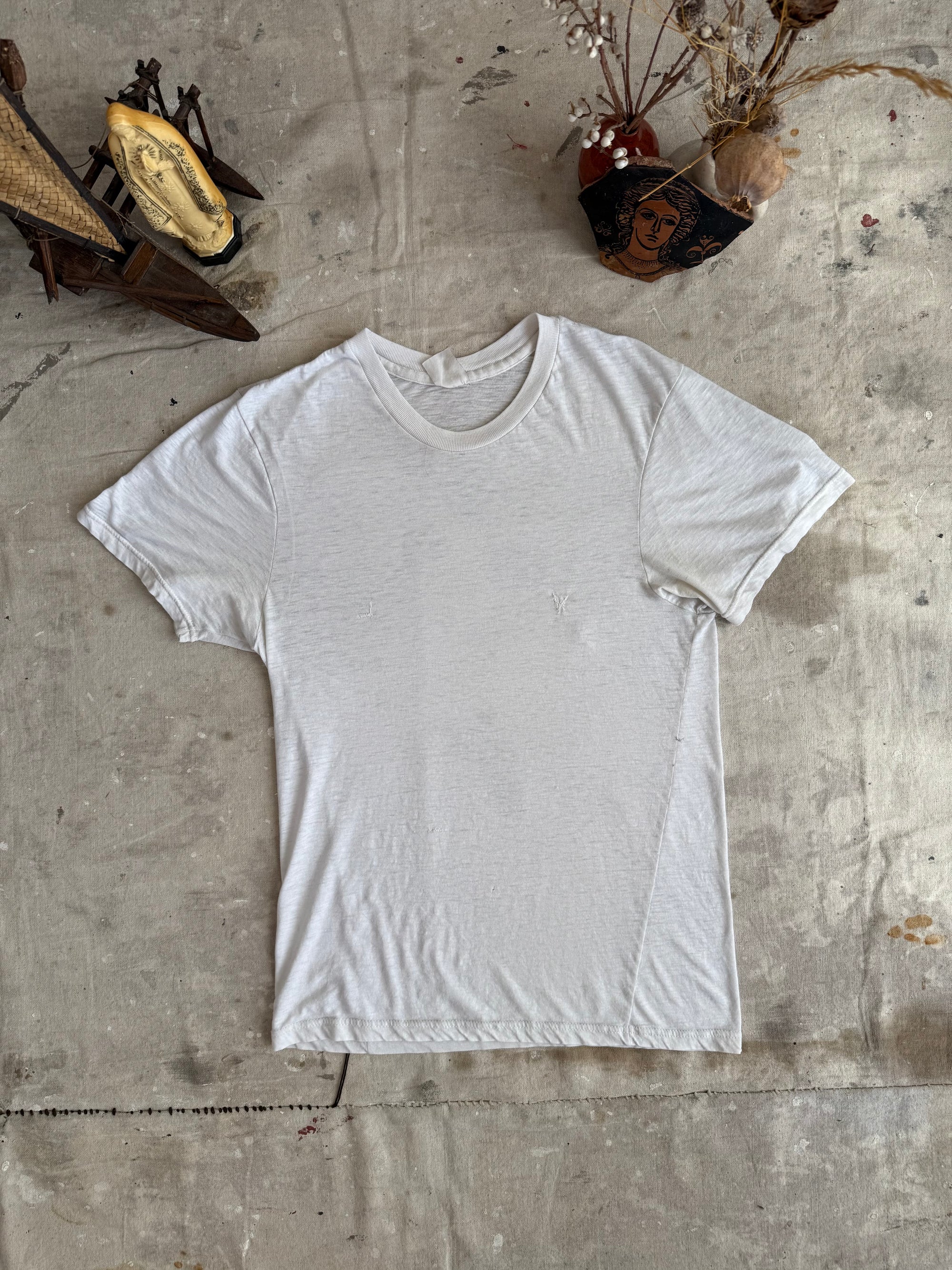 1990s Paper Thin White Blank