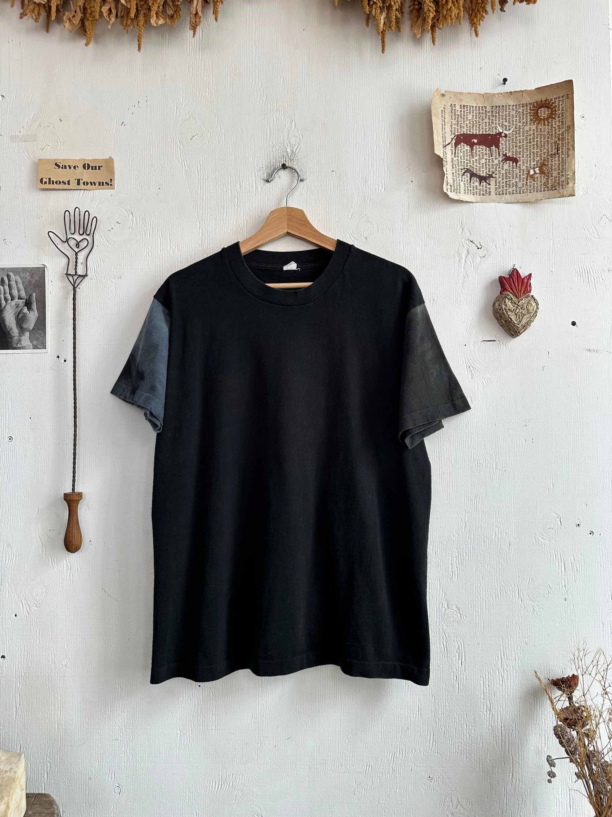 1970s Black Blank W/ Mismatched Sleeves