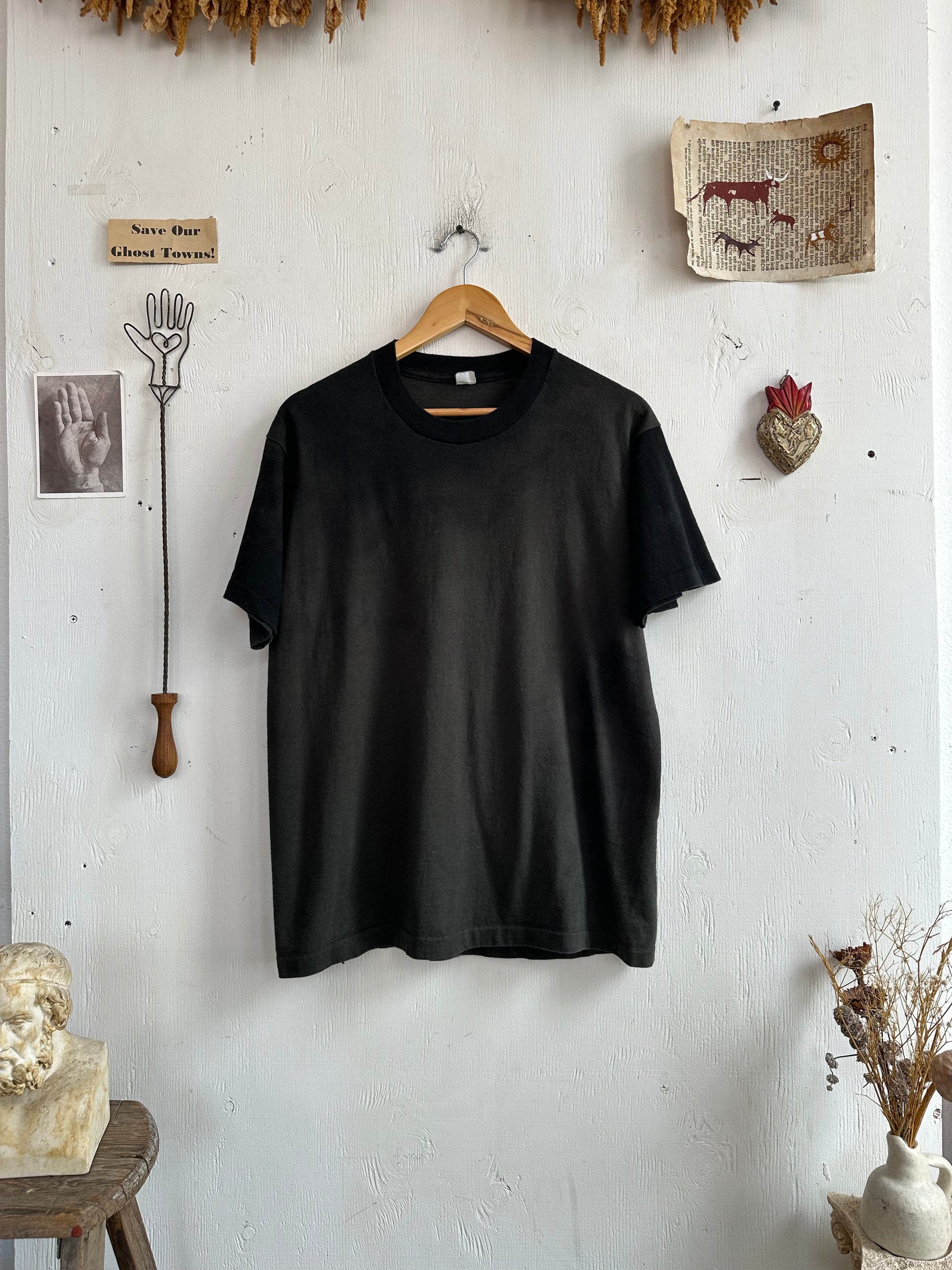 1970s Black Blank