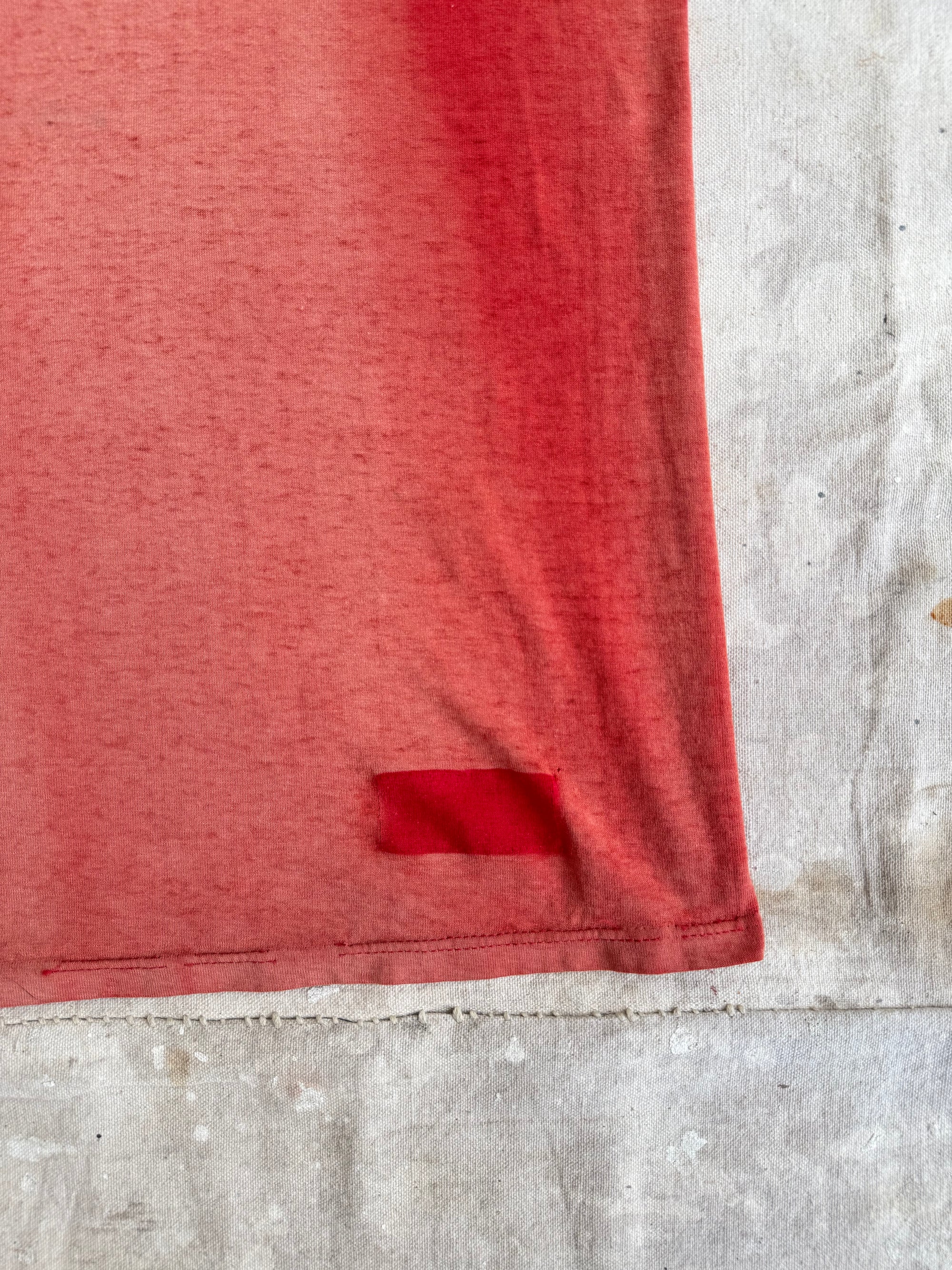 1980s Perfect Sunfaded Red Pocket Tee