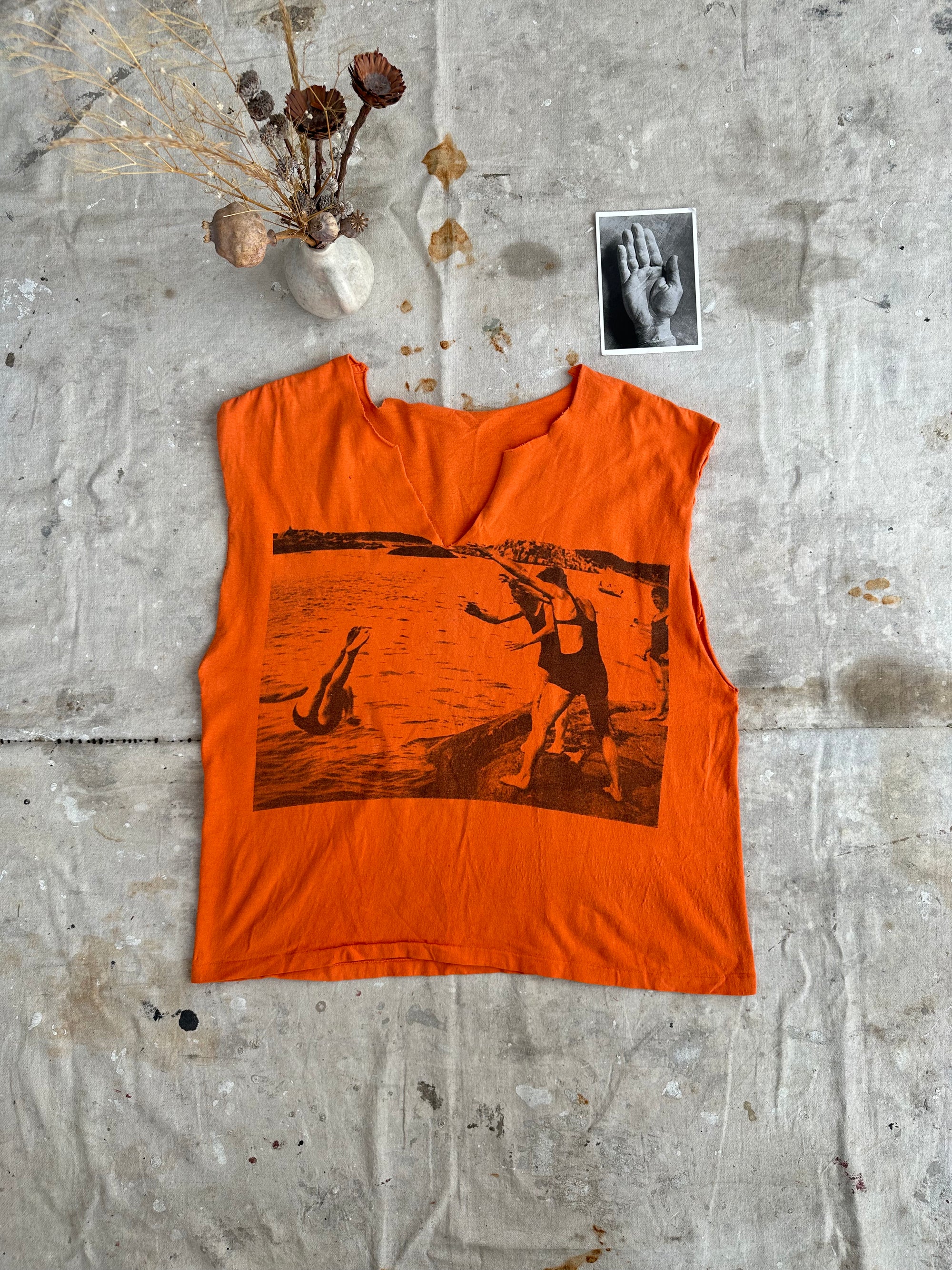 1990s Swimming Chopped Tank
