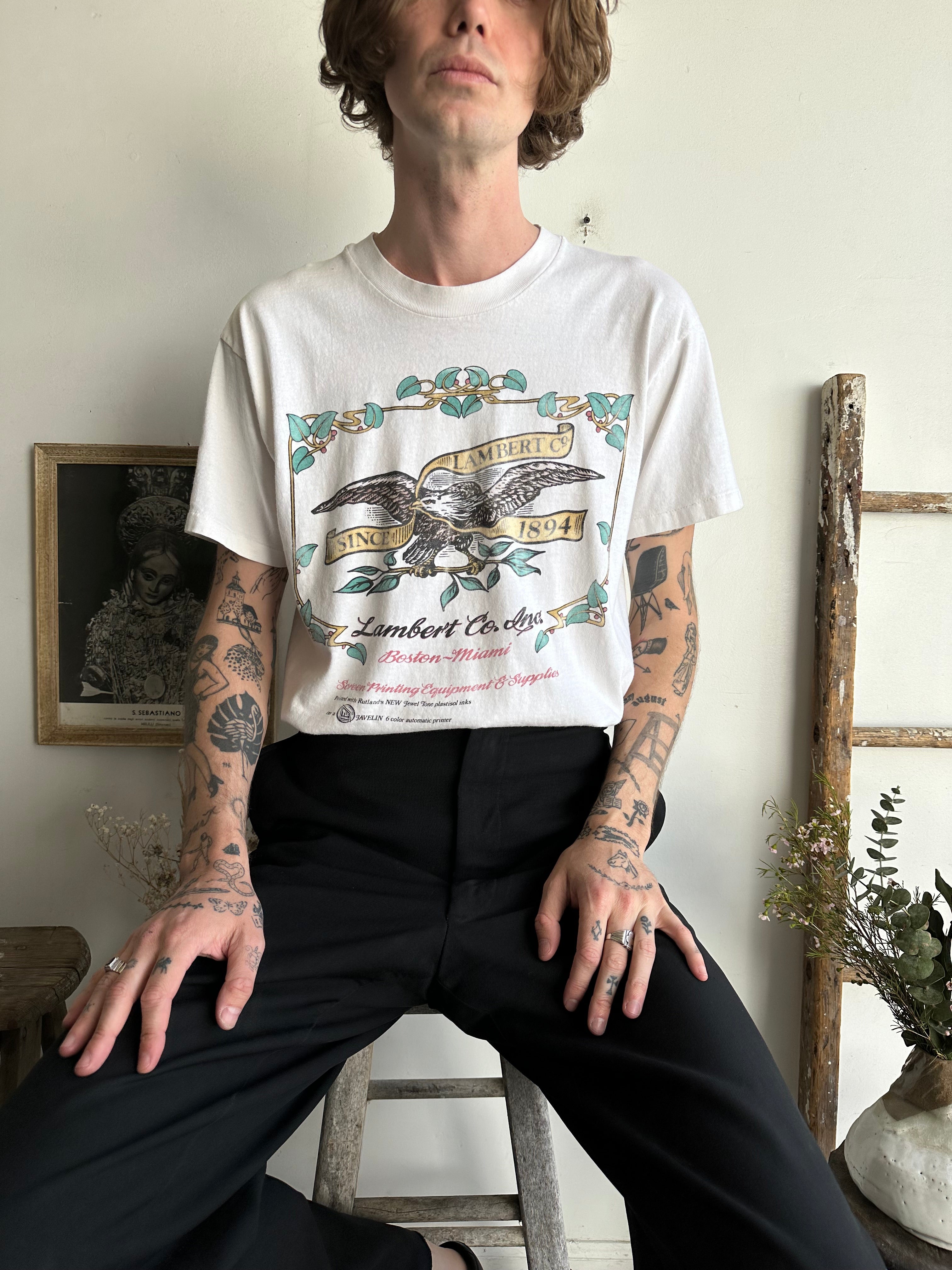 1980s Lambert Screen Printing Supplies Tee (L)