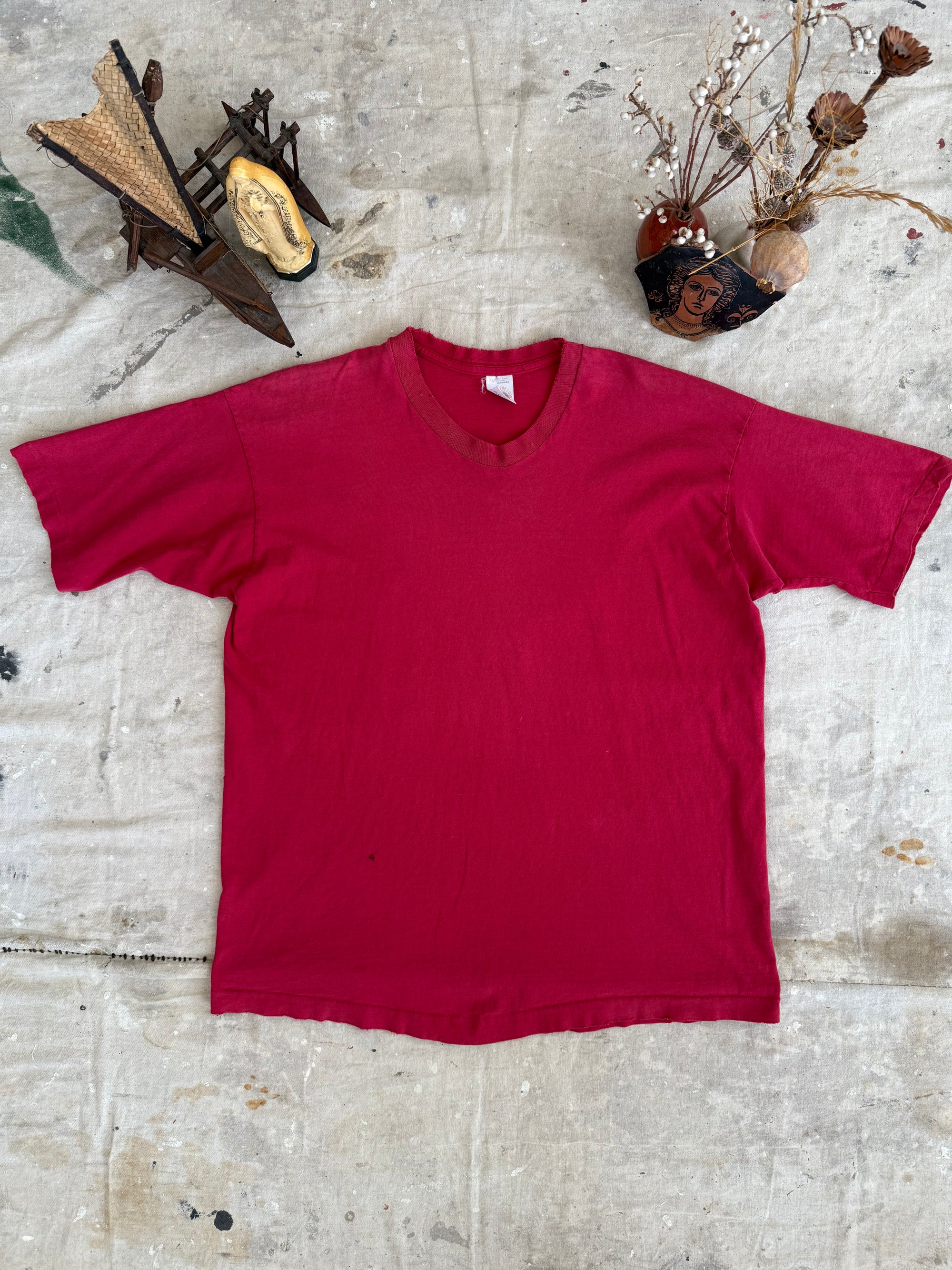 1990s Faded Red Blank