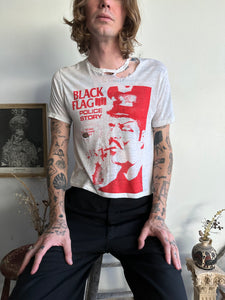 1990s Thrashed Black Flag Bootleg Tee (S)