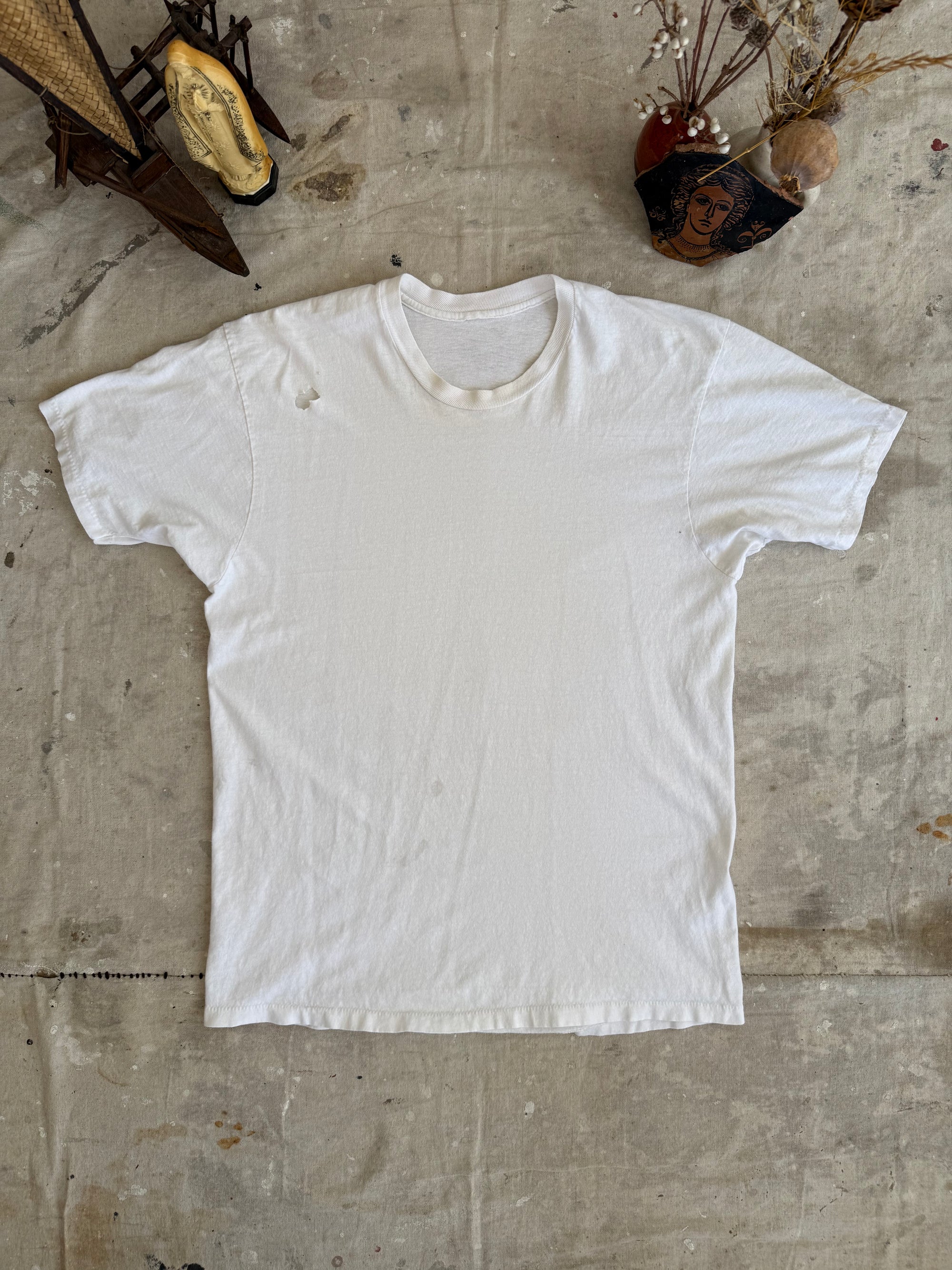 1980s White Blank