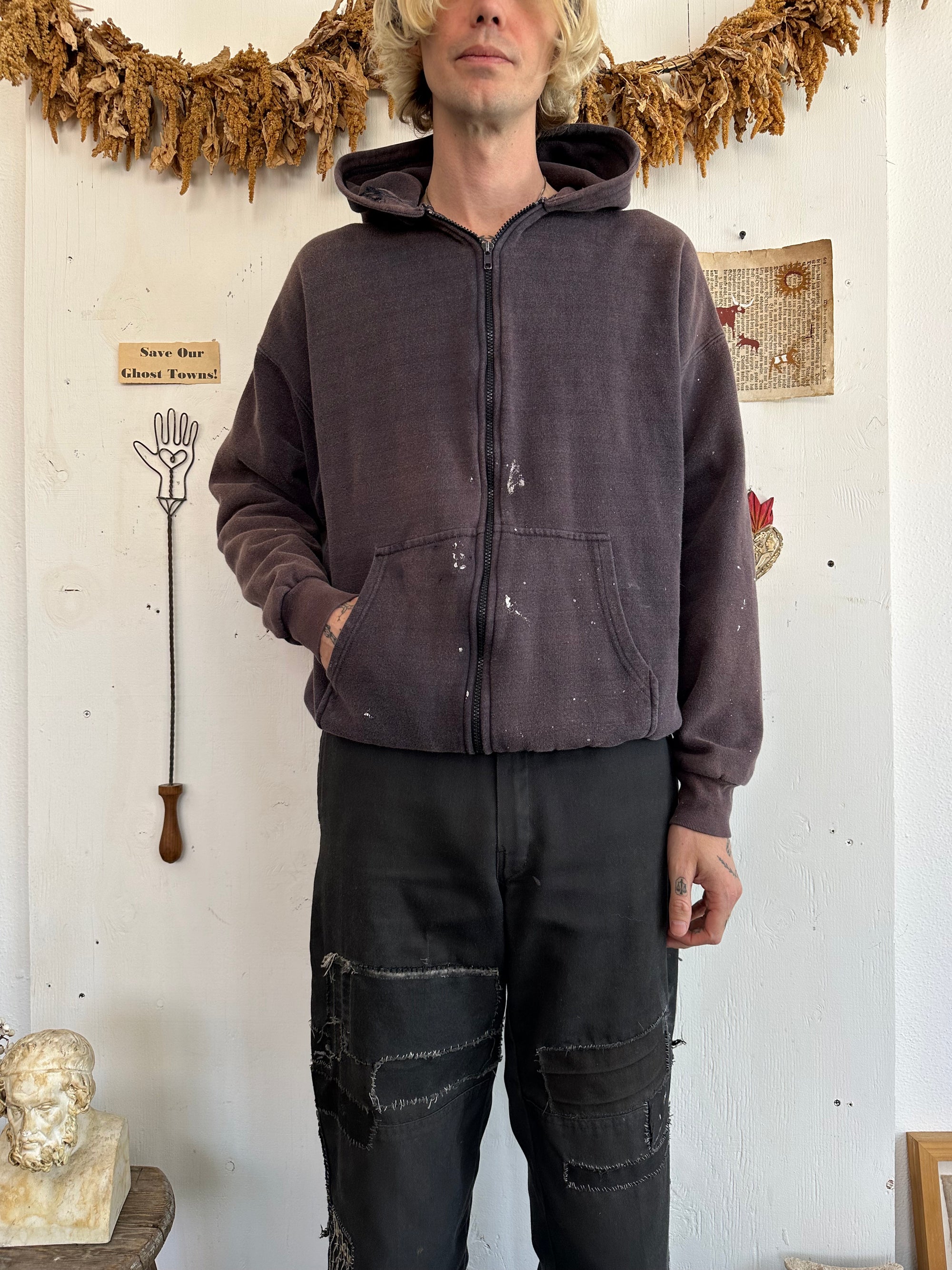1990s Perfectly Worn Thermal Lined Zip-Up