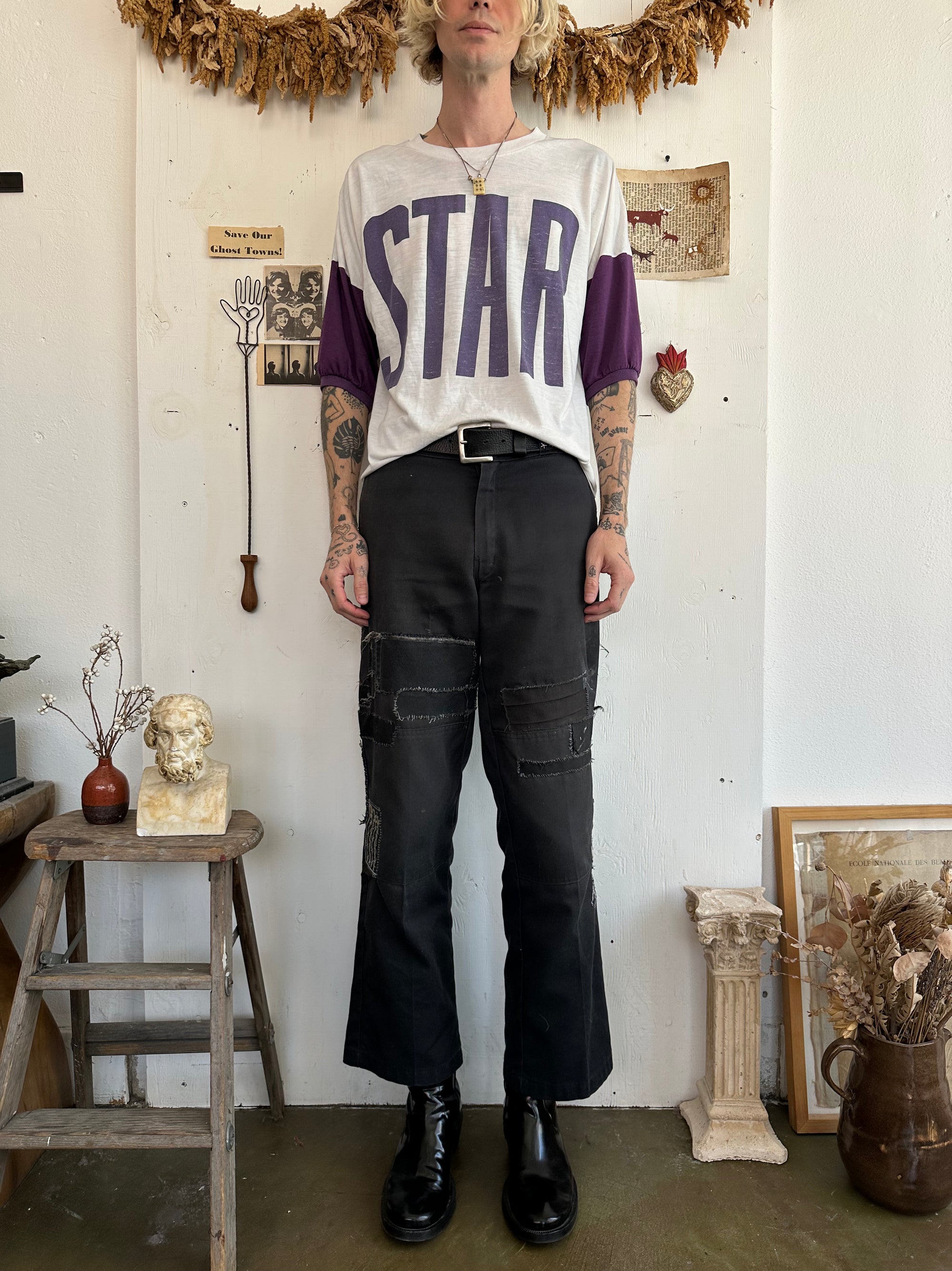 1980s Star Half-Sleeve T-Shirt