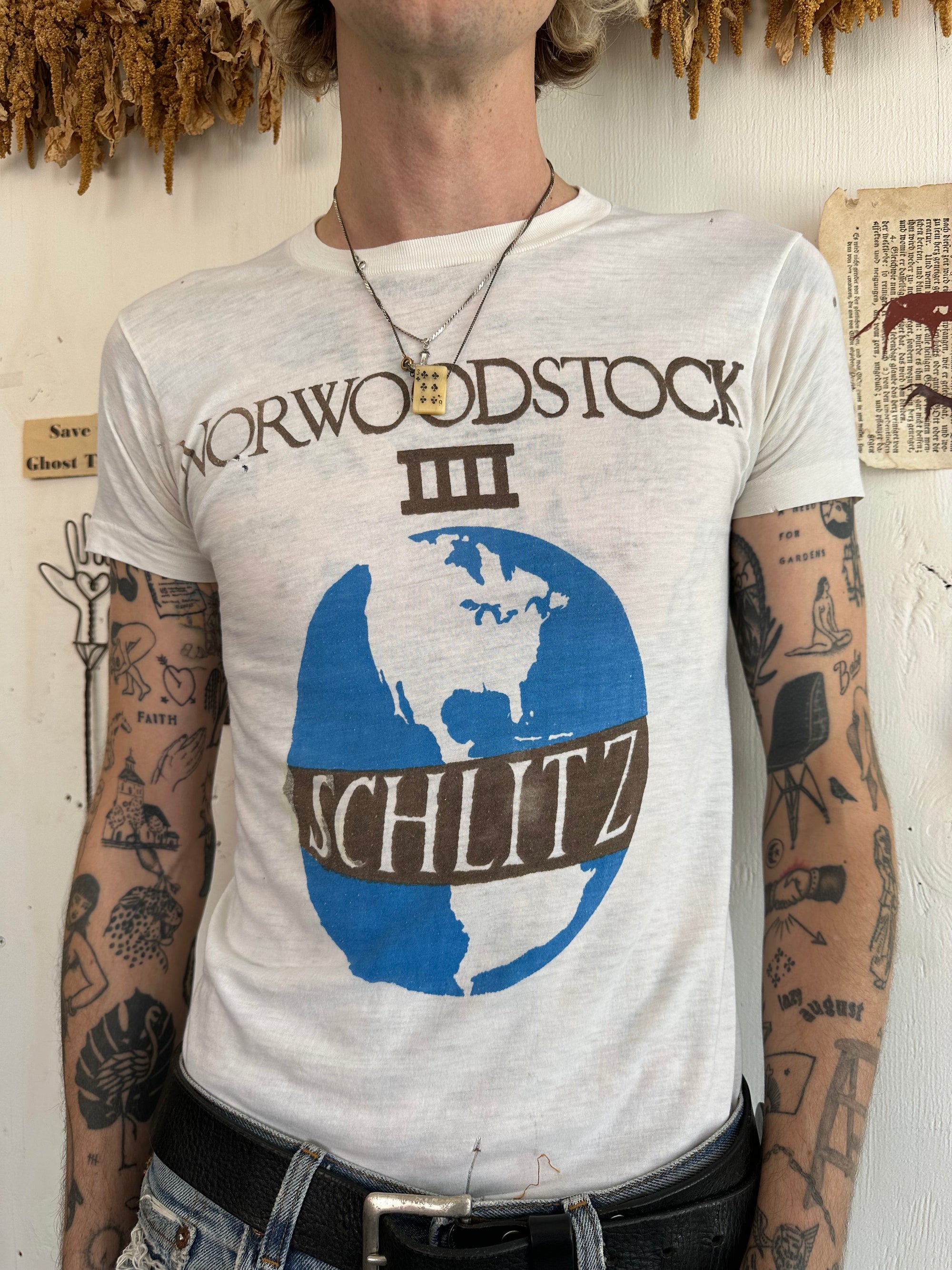1970s Water Print Norwoodstock T-Shirt