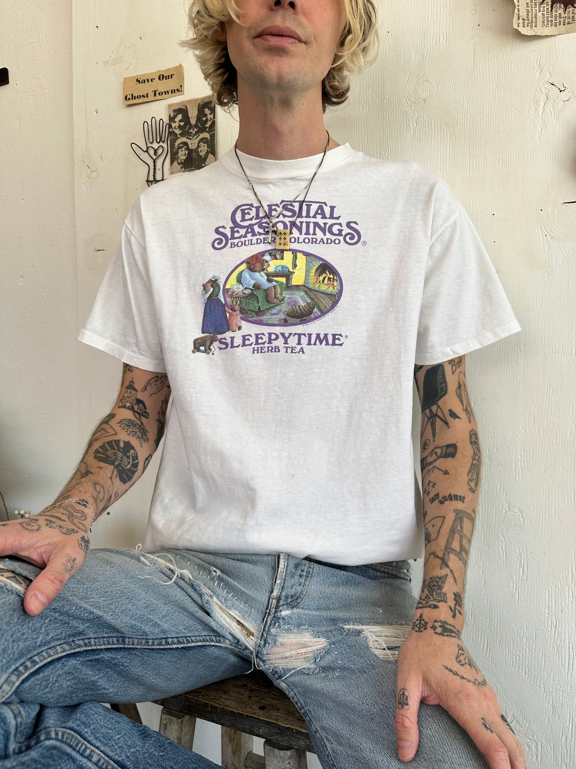 1990s Celestial Seasoning Tee