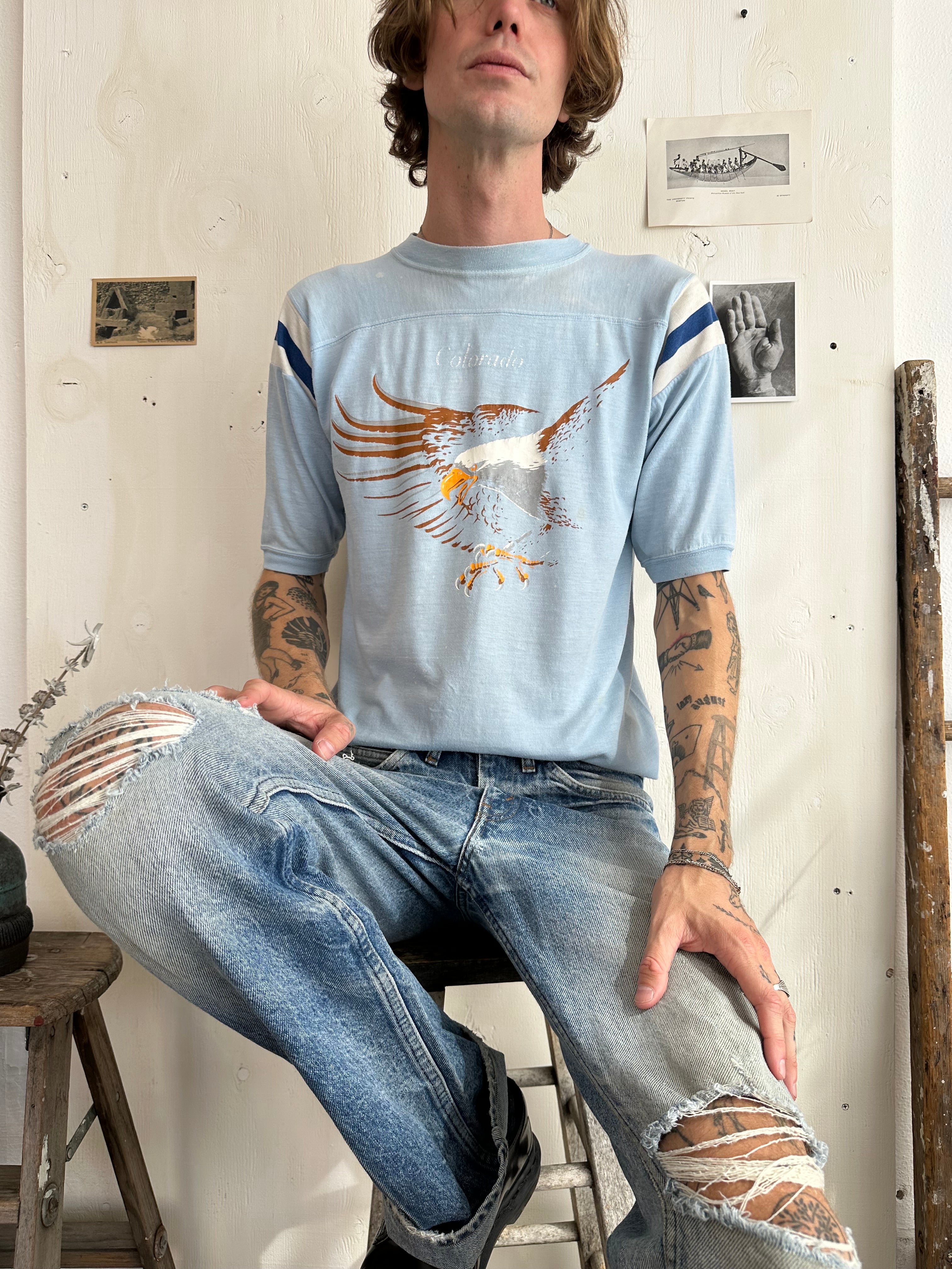 1980s Faded Colorado Eagle Tee (M/L)