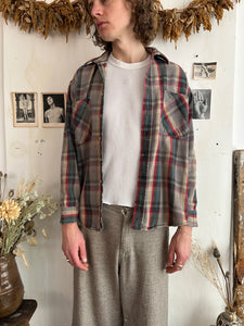 1990s Well Worn Cotton Flannel (L)