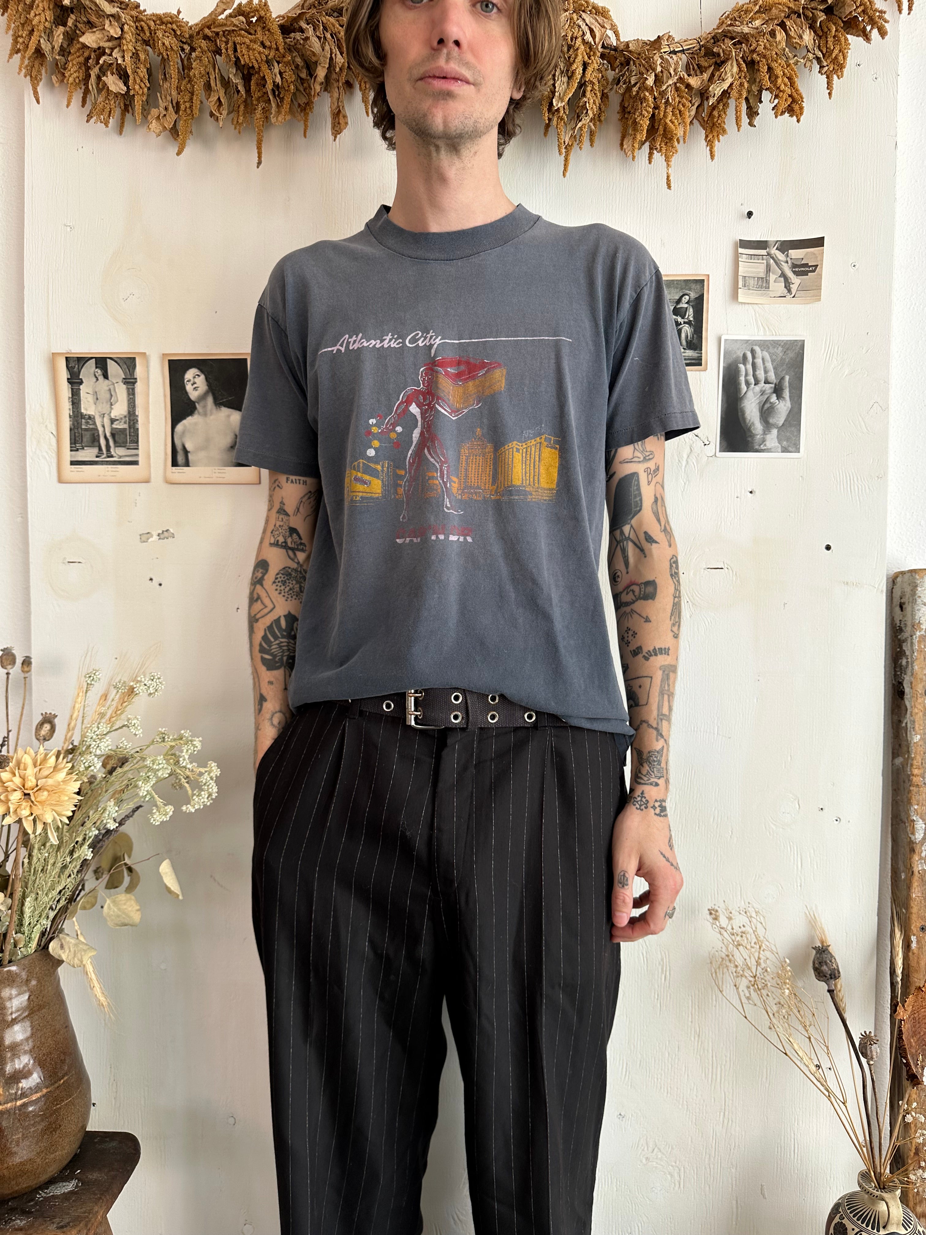 1980s Sunfaded Atlantic City Tee (L)