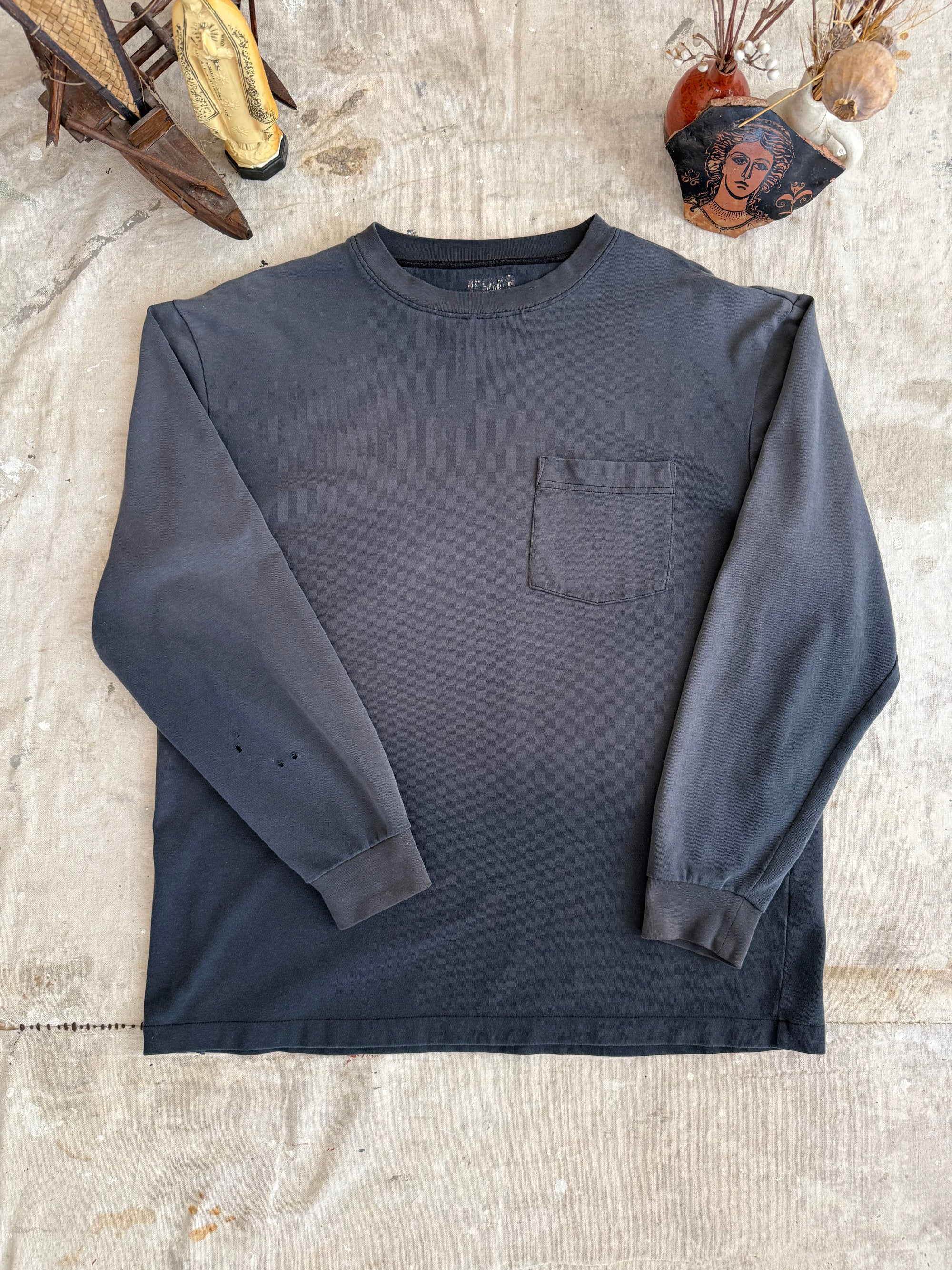 2000s Sunfaded Black Long Sleeve