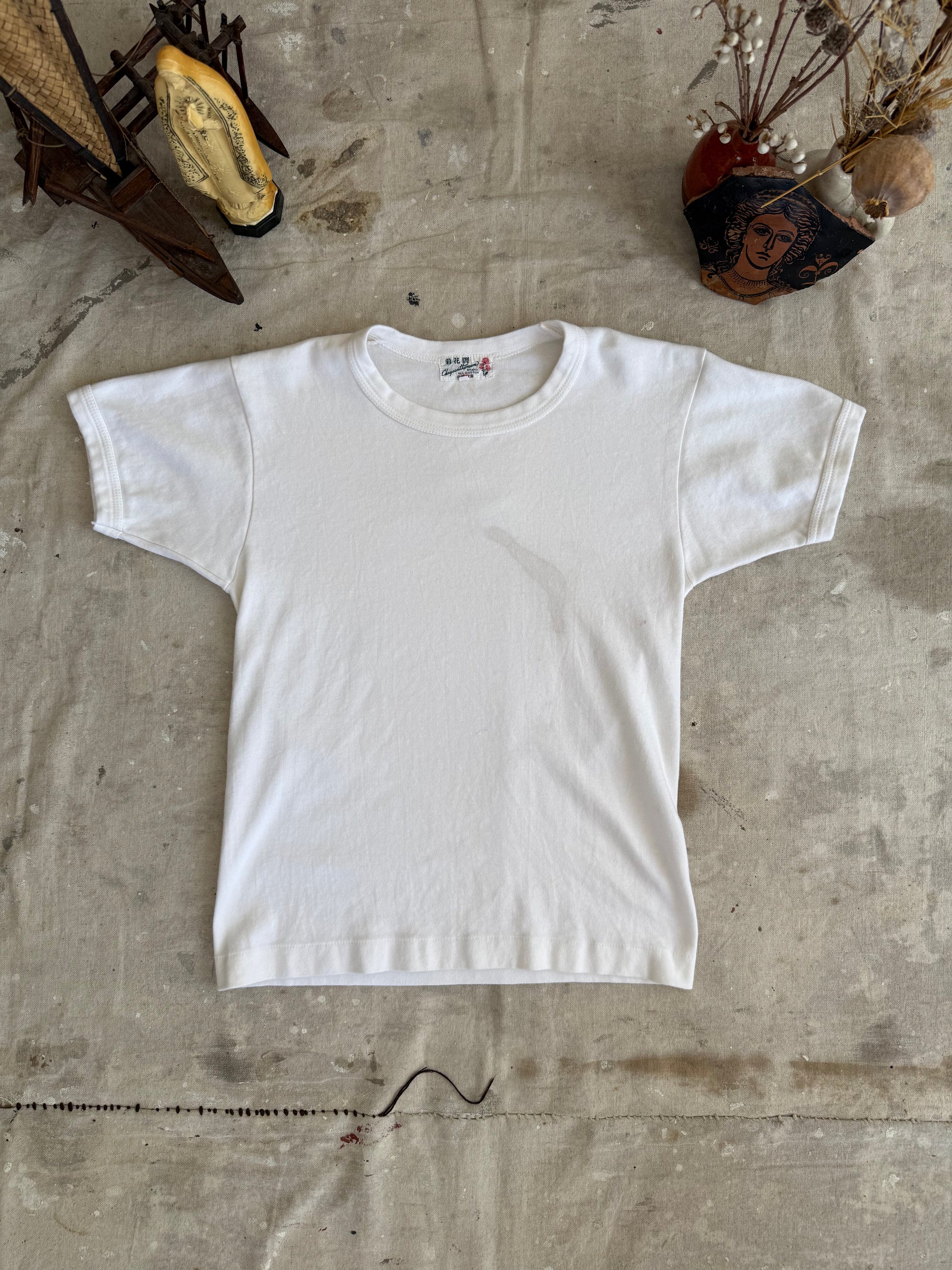 1980s Thick White T-Shirt