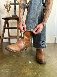 Vintage Well Worn Red Wing Ropers Cowboy Boots (10)