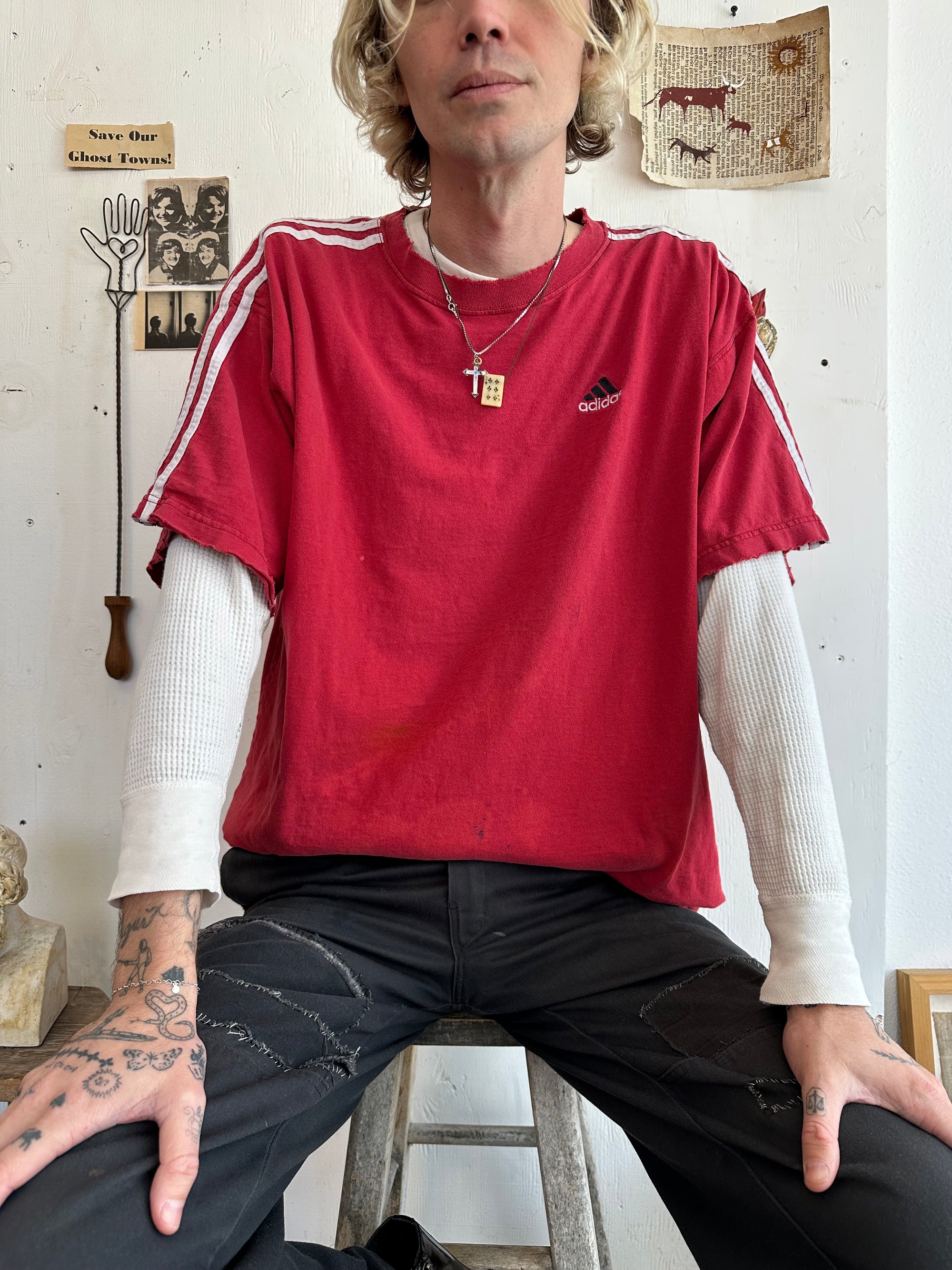 1990s Thrashed Adidas T-Shirt