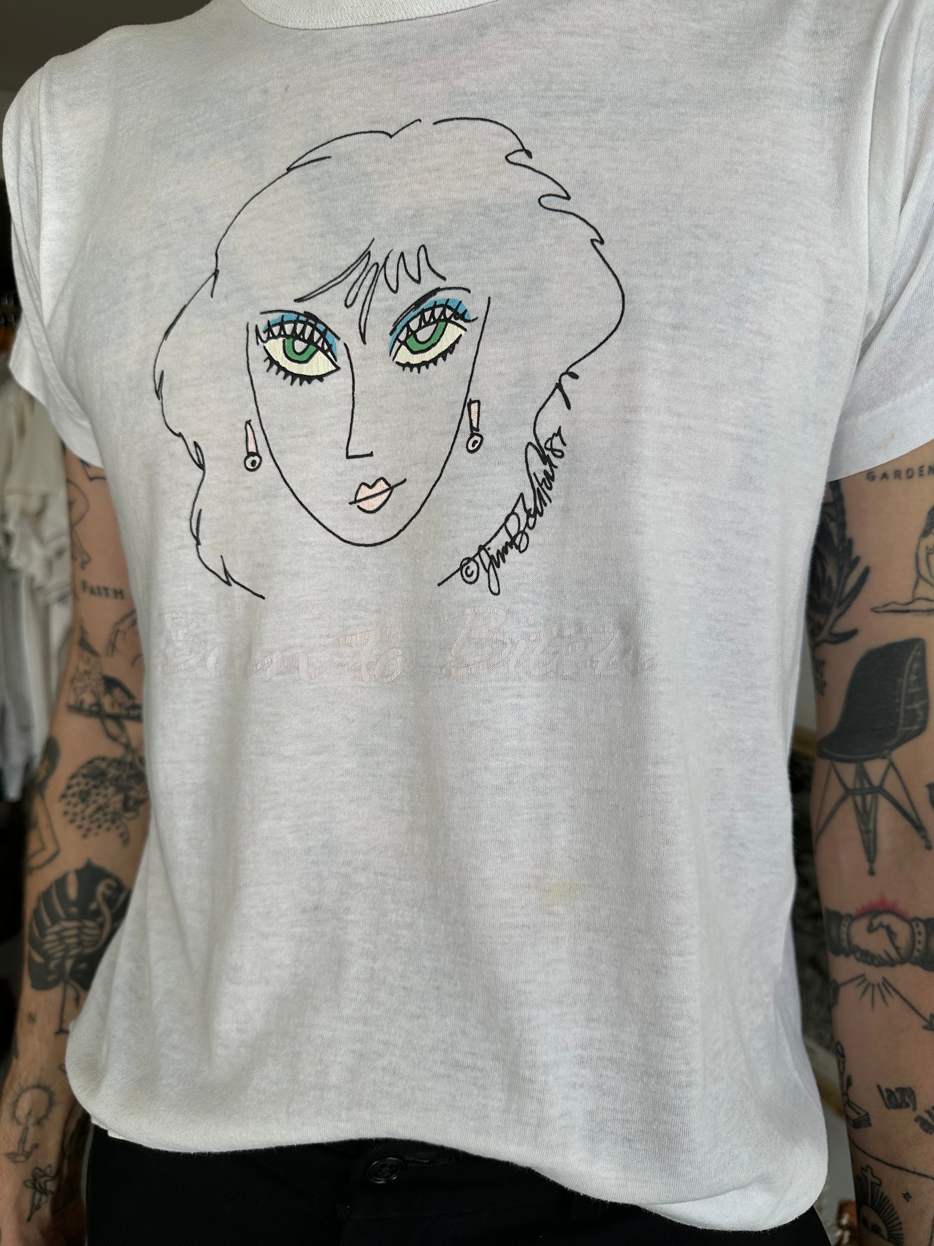 1980s Born to Bitch T-Shirt (S/M)