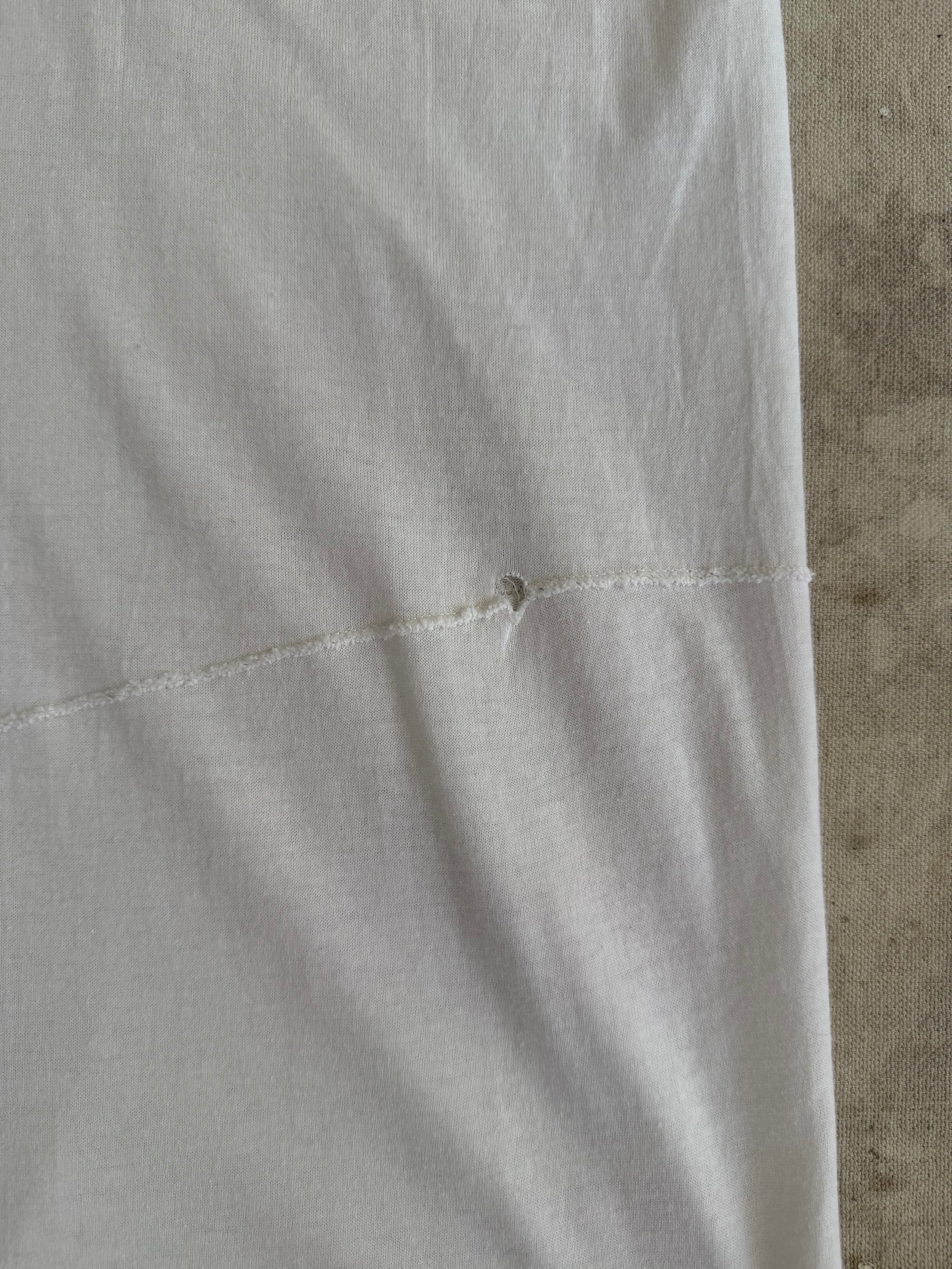 1980s Repaired White T-Shirt