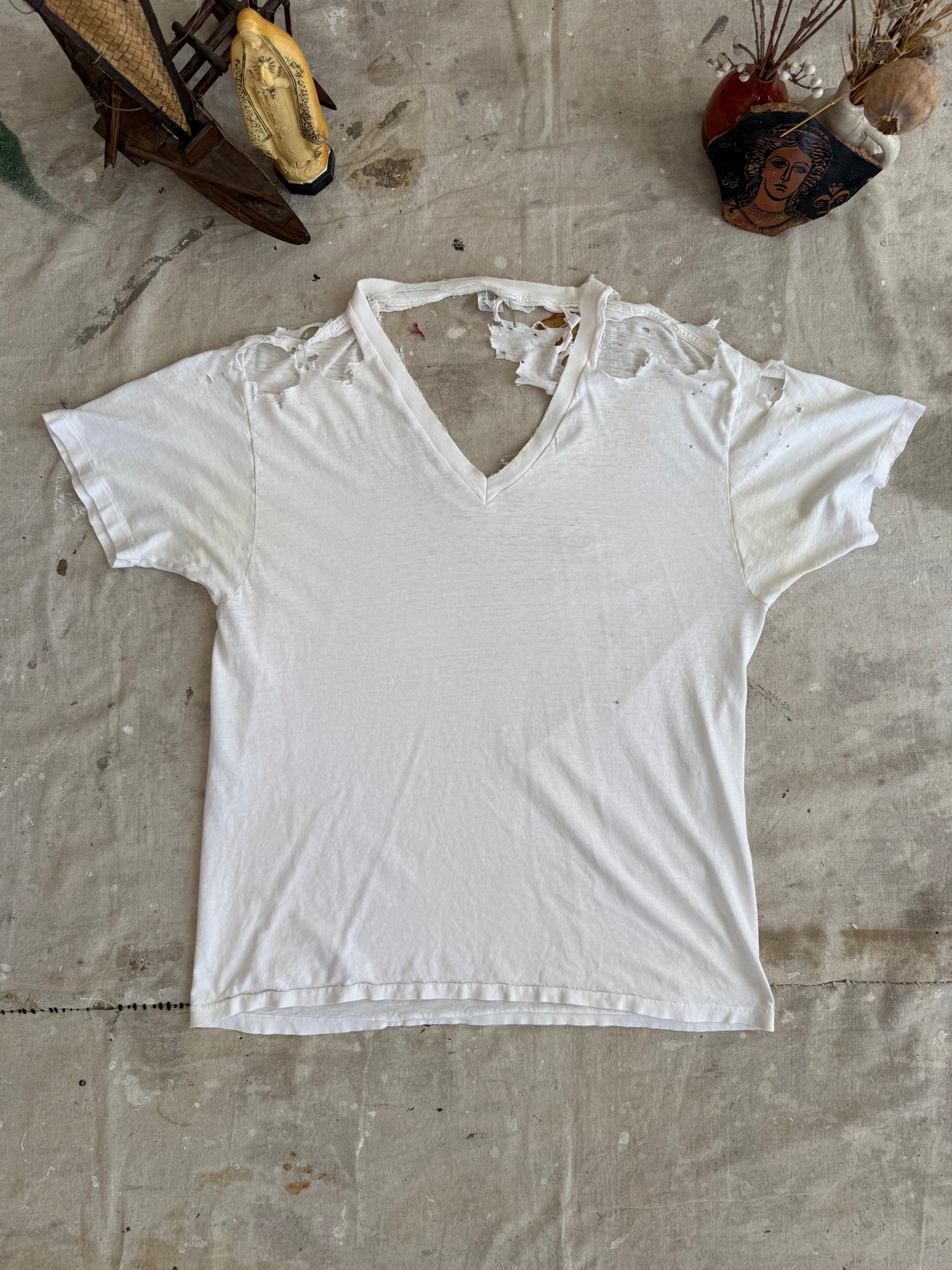 1990s Thrashed White Tee