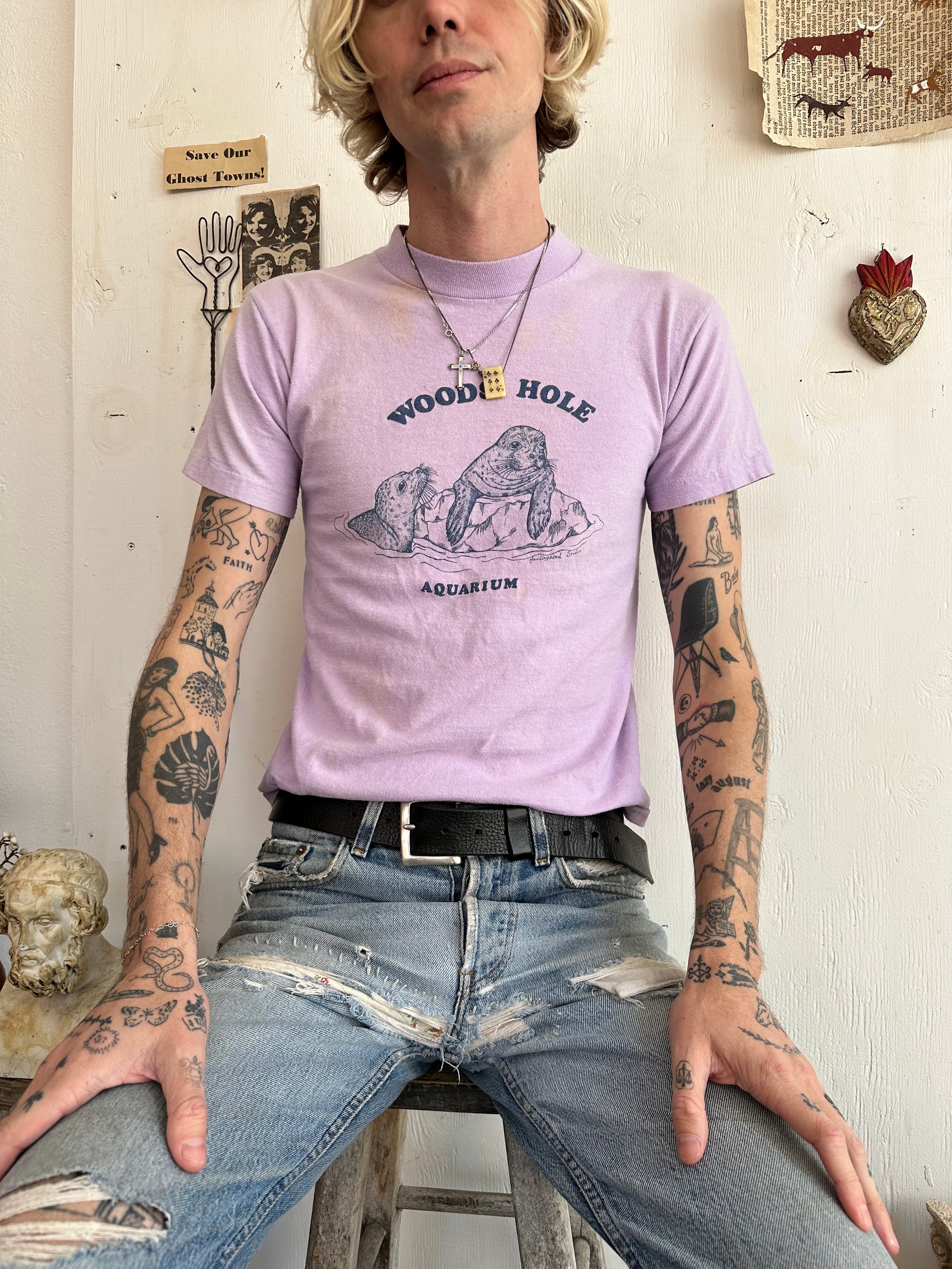 1990s Woods Hole Aquarium Tee