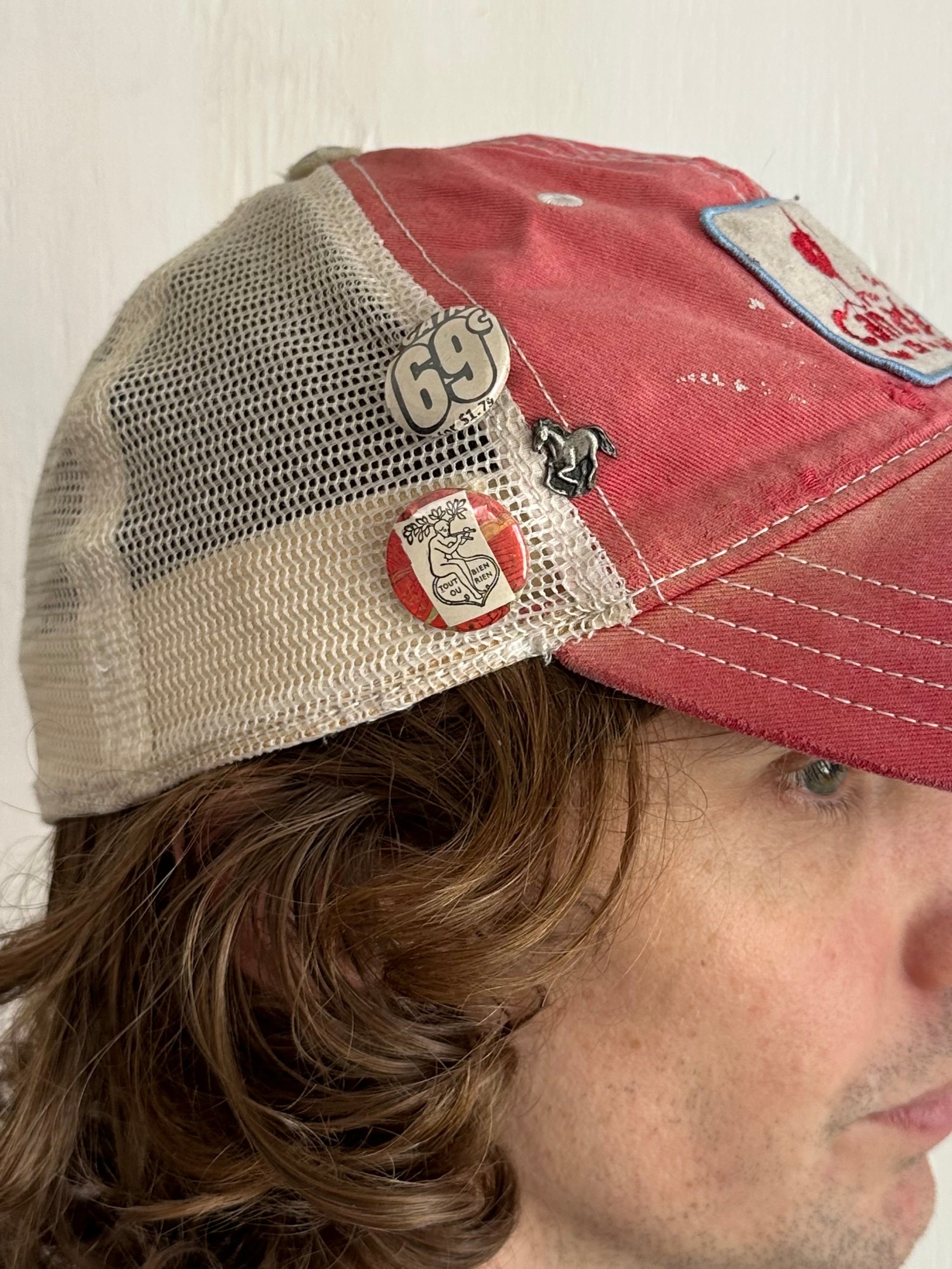 Thrashed Canada Trucker Hat W/ pins