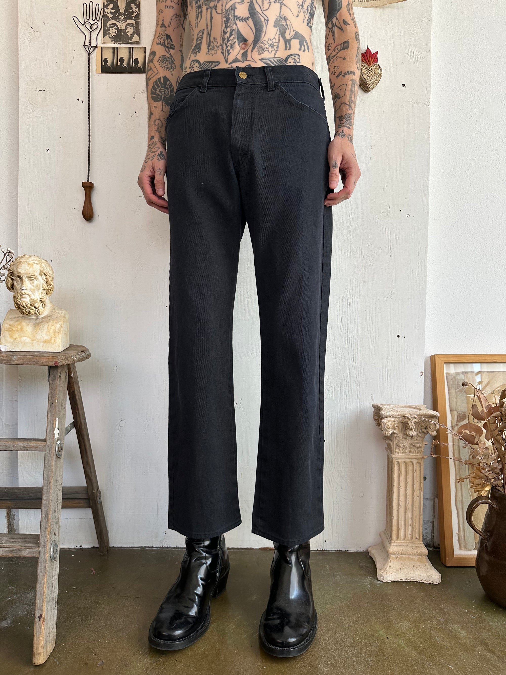 1970s Cotton Poly Lee Riders