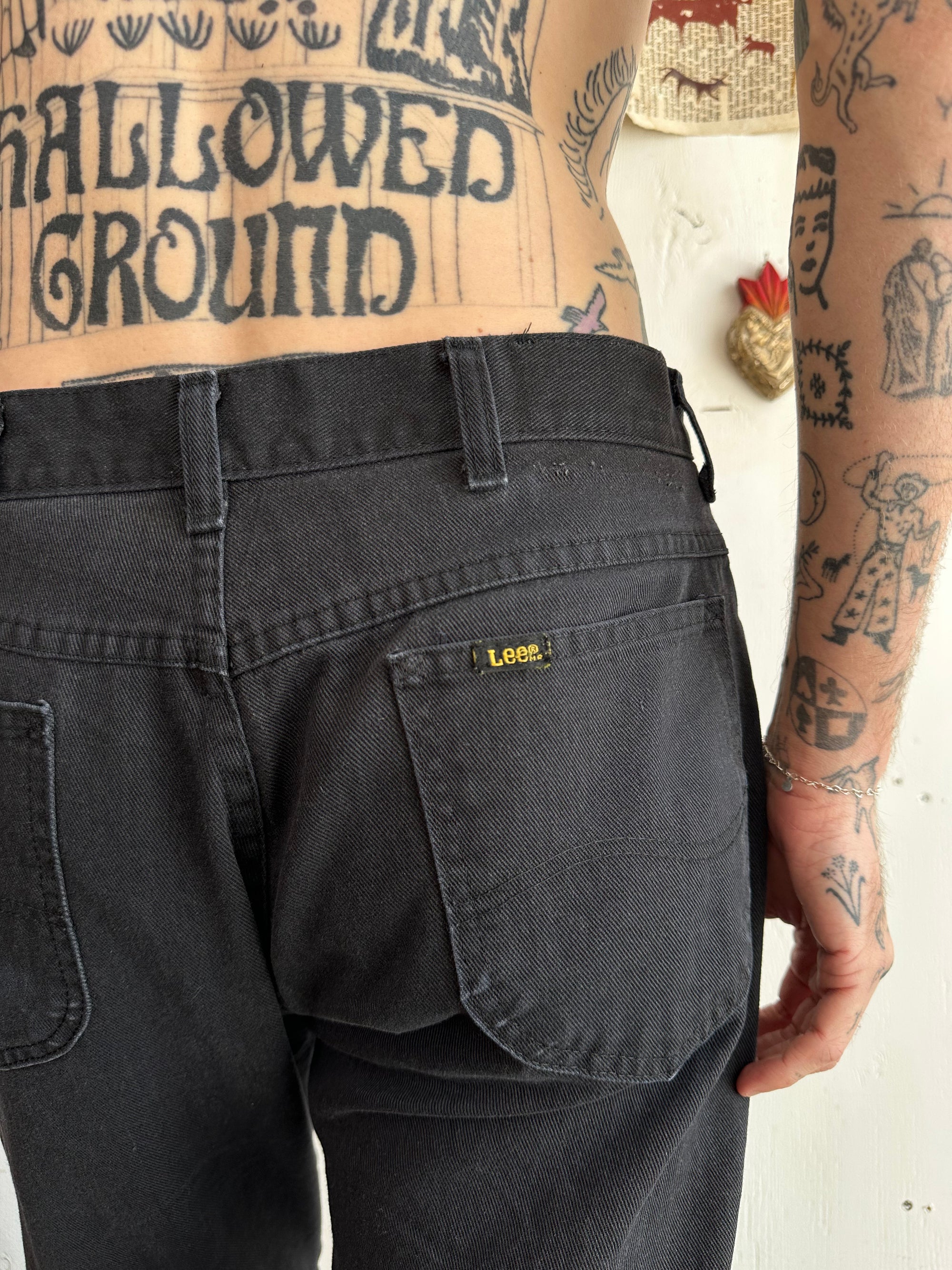 1970s Cotton Poly Lee Riders