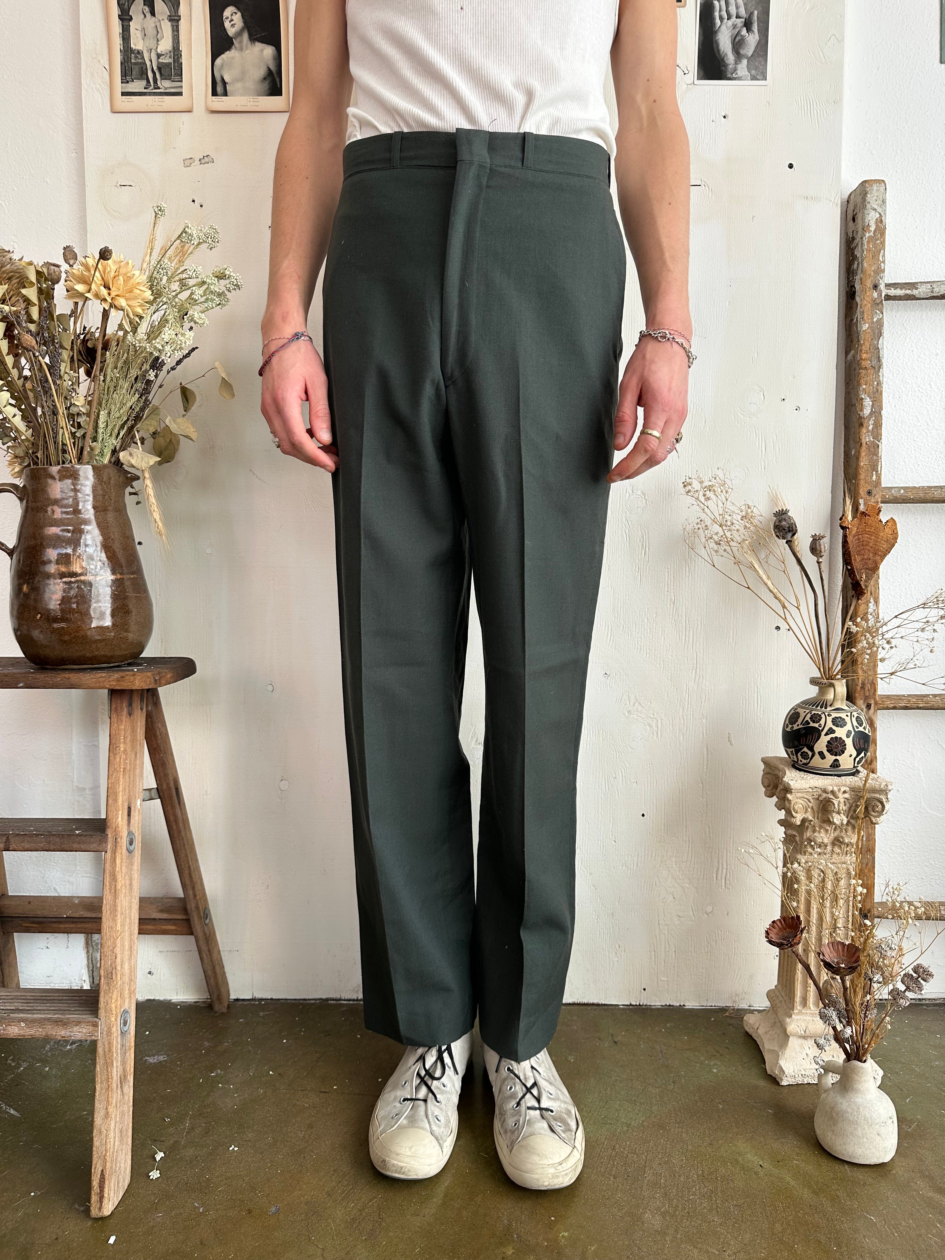 1950s Green Military Trouser (30/31)