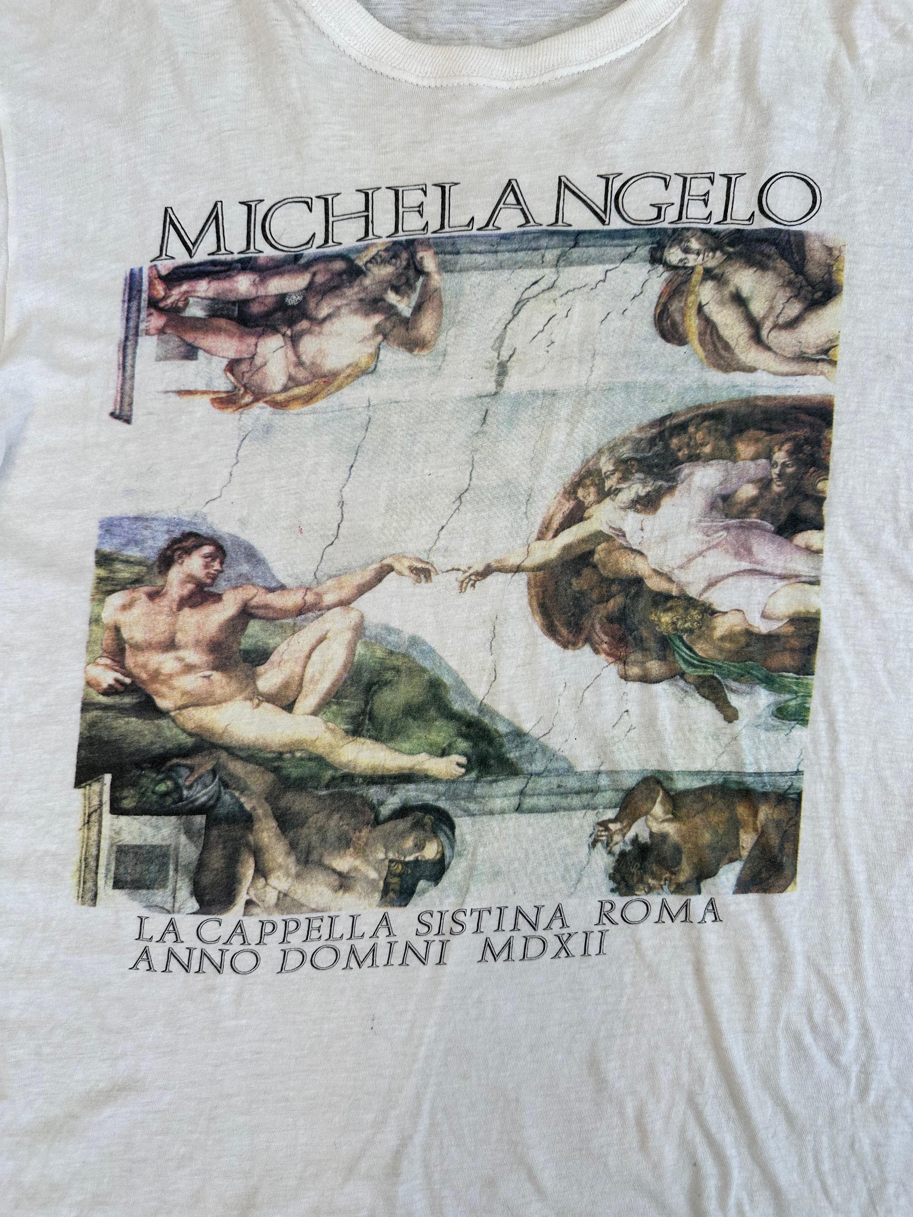 1980s Well-Worn Michelangelo Tee (M/L)