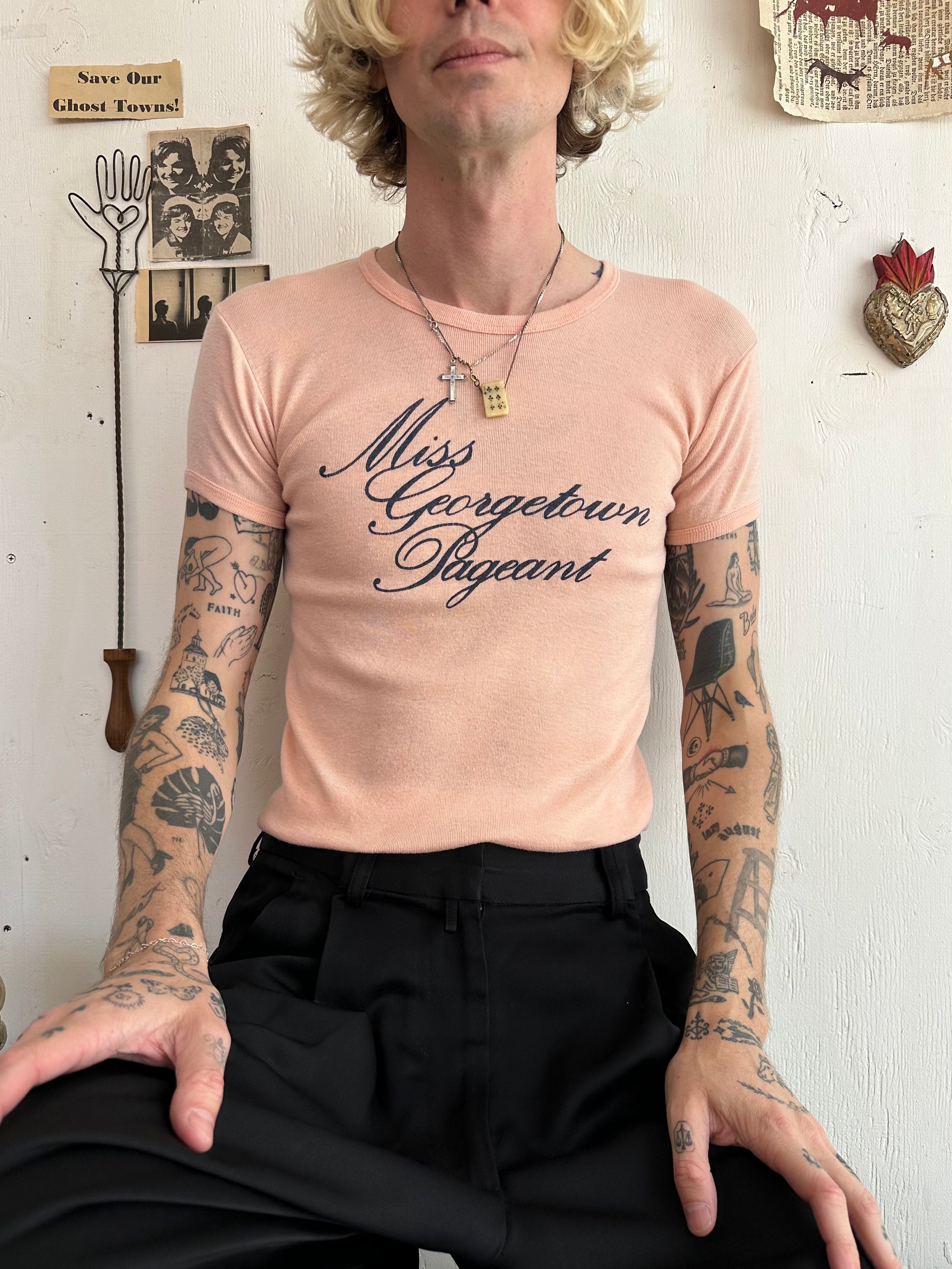 1970s Miss Georgetown Pageant Ribbed T-Shirt