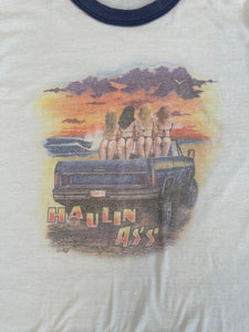 1970s Faded Haulin Ass Ringer (M)