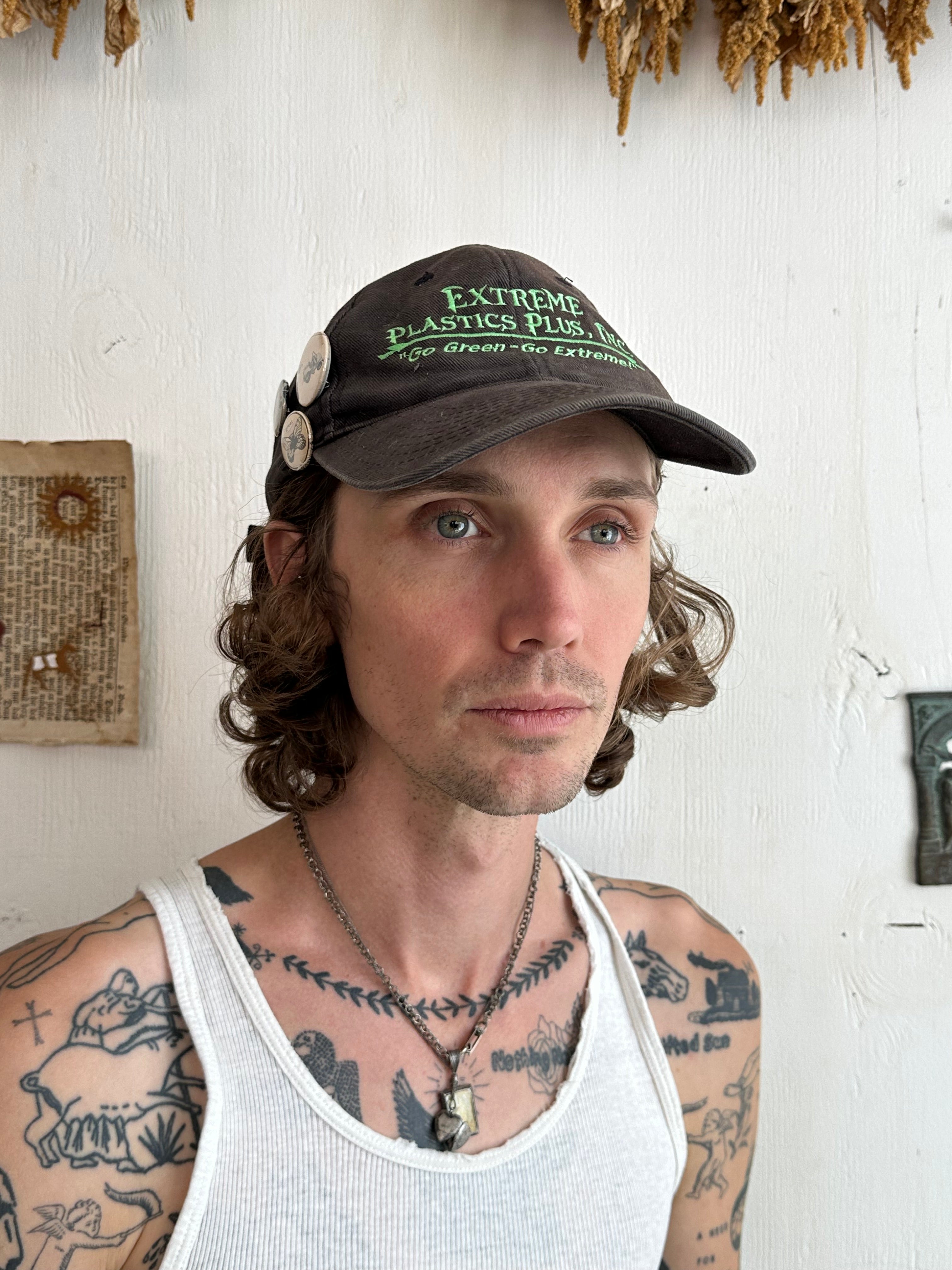 Faded Extreme Plastics Hat W/ Pins
