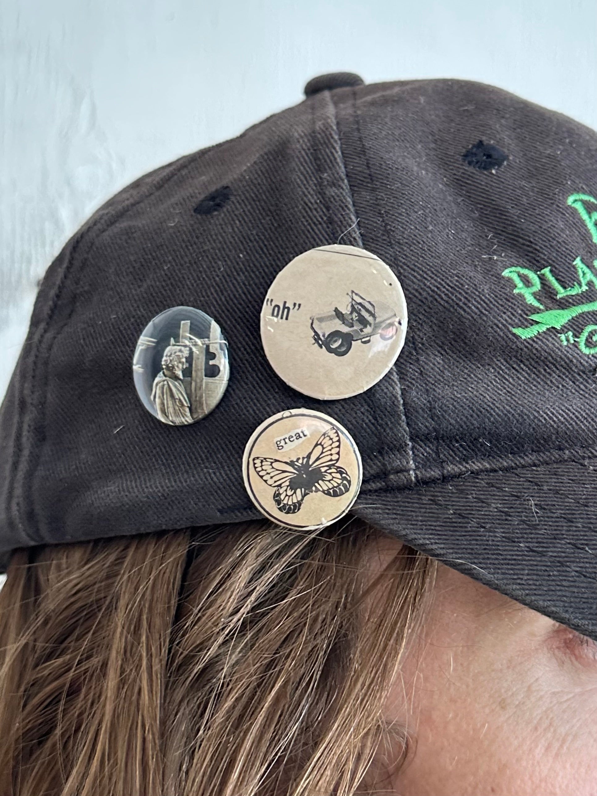 Faded Extreme Plastics Hat W/ Pins