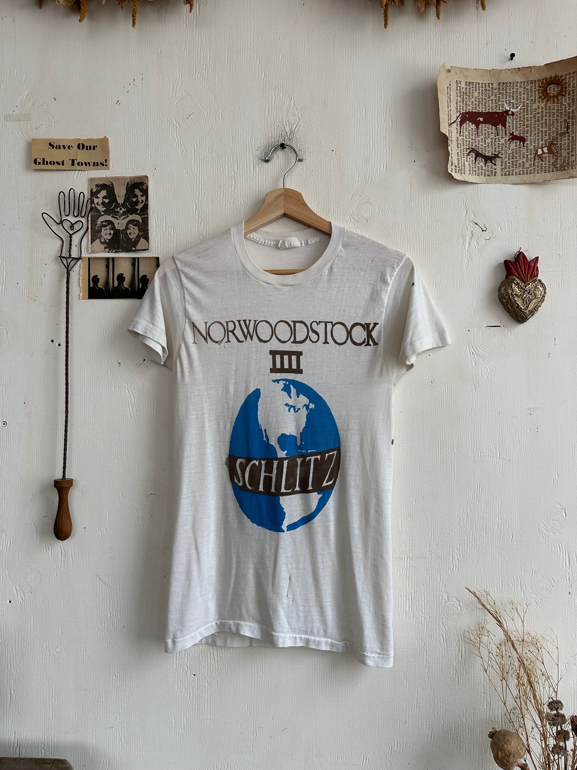 1970s Water Print Norwoodstock T-Shirt