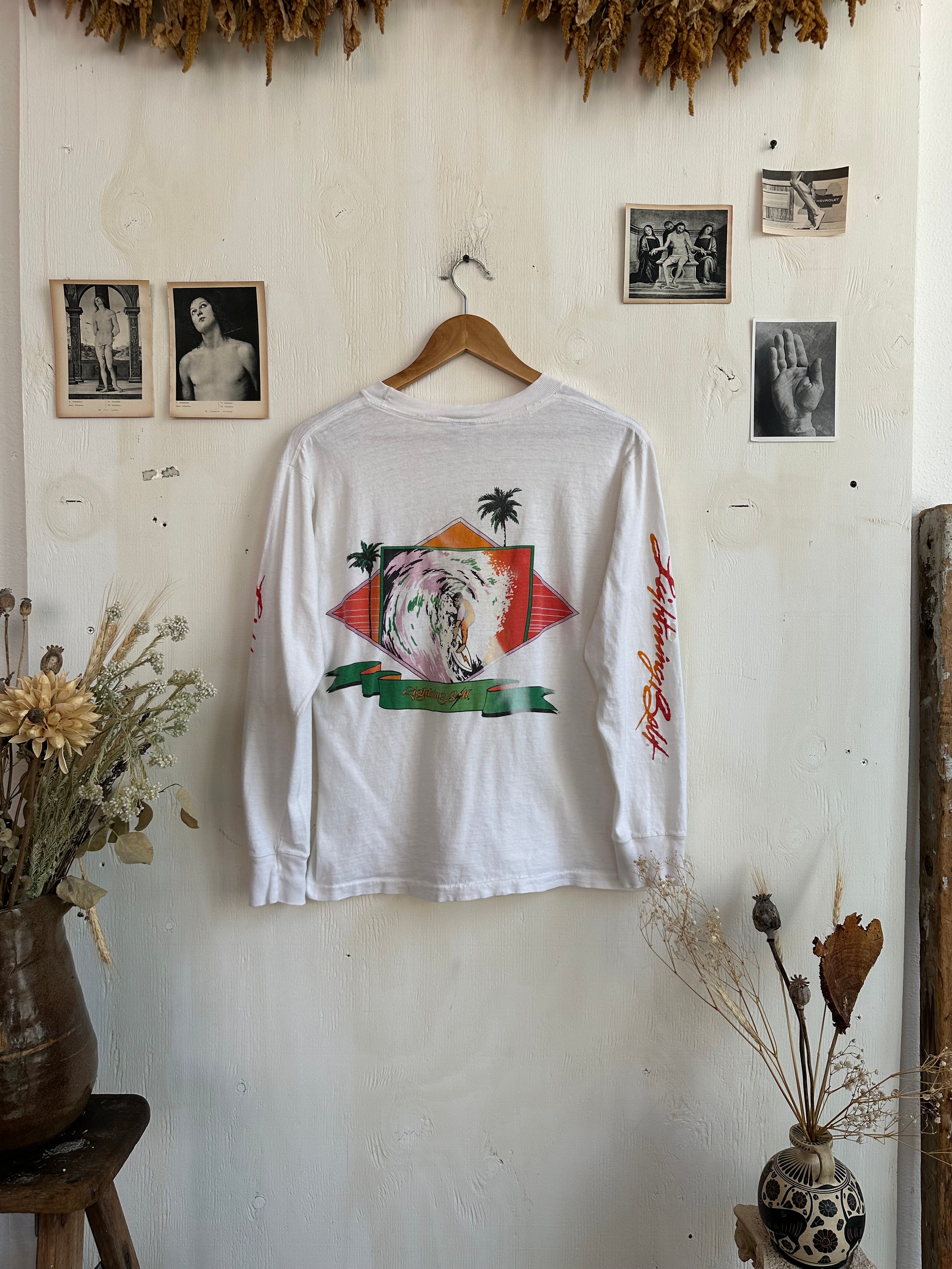 1970s Lightning Bolt Surf Long Sleeve (Boxy M)
