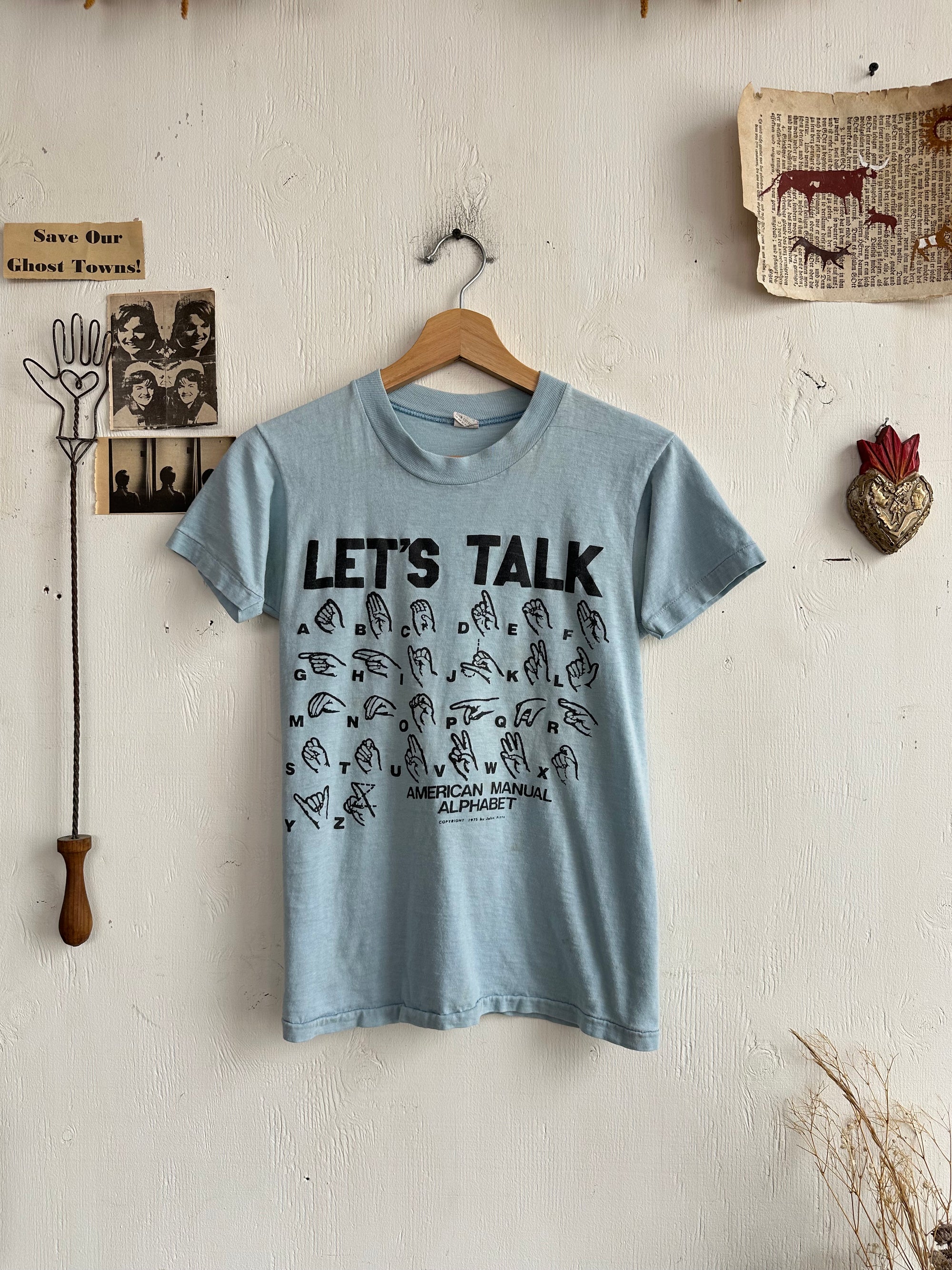 1975 Let’s Talk Sign Language Tee