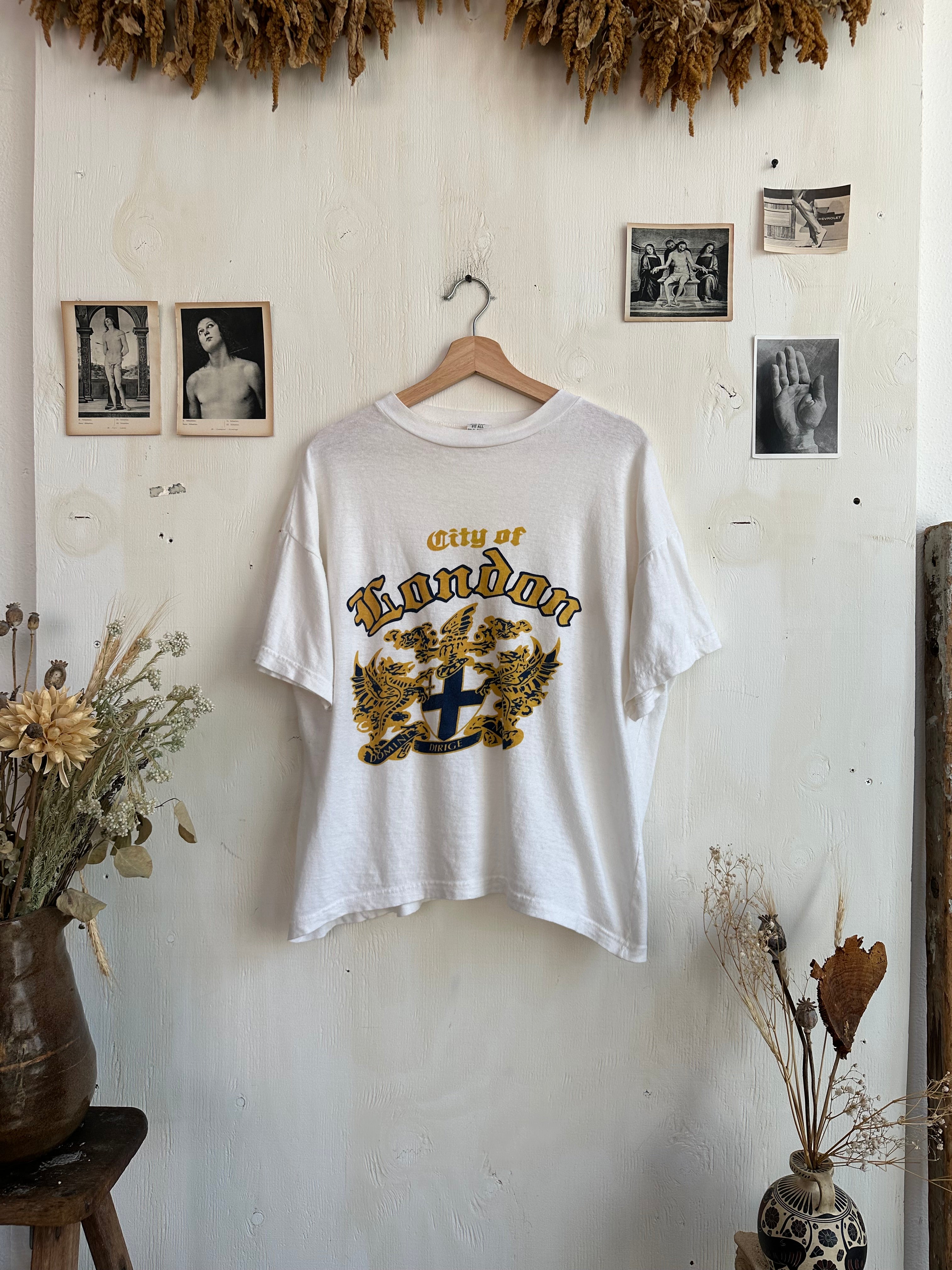 1980s City Of London T-Shirt (Boxy L/Cropped XL)
