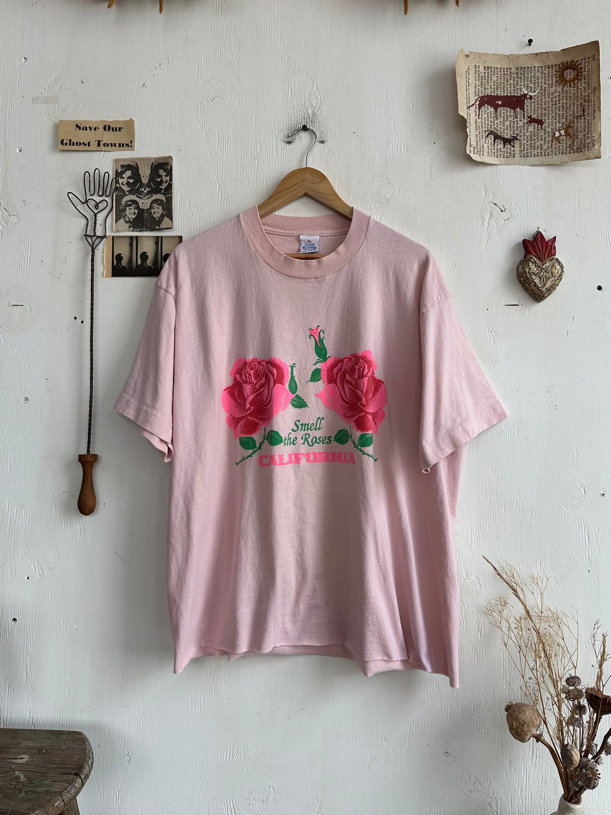 1990s Smell the Roses California T-Shirt