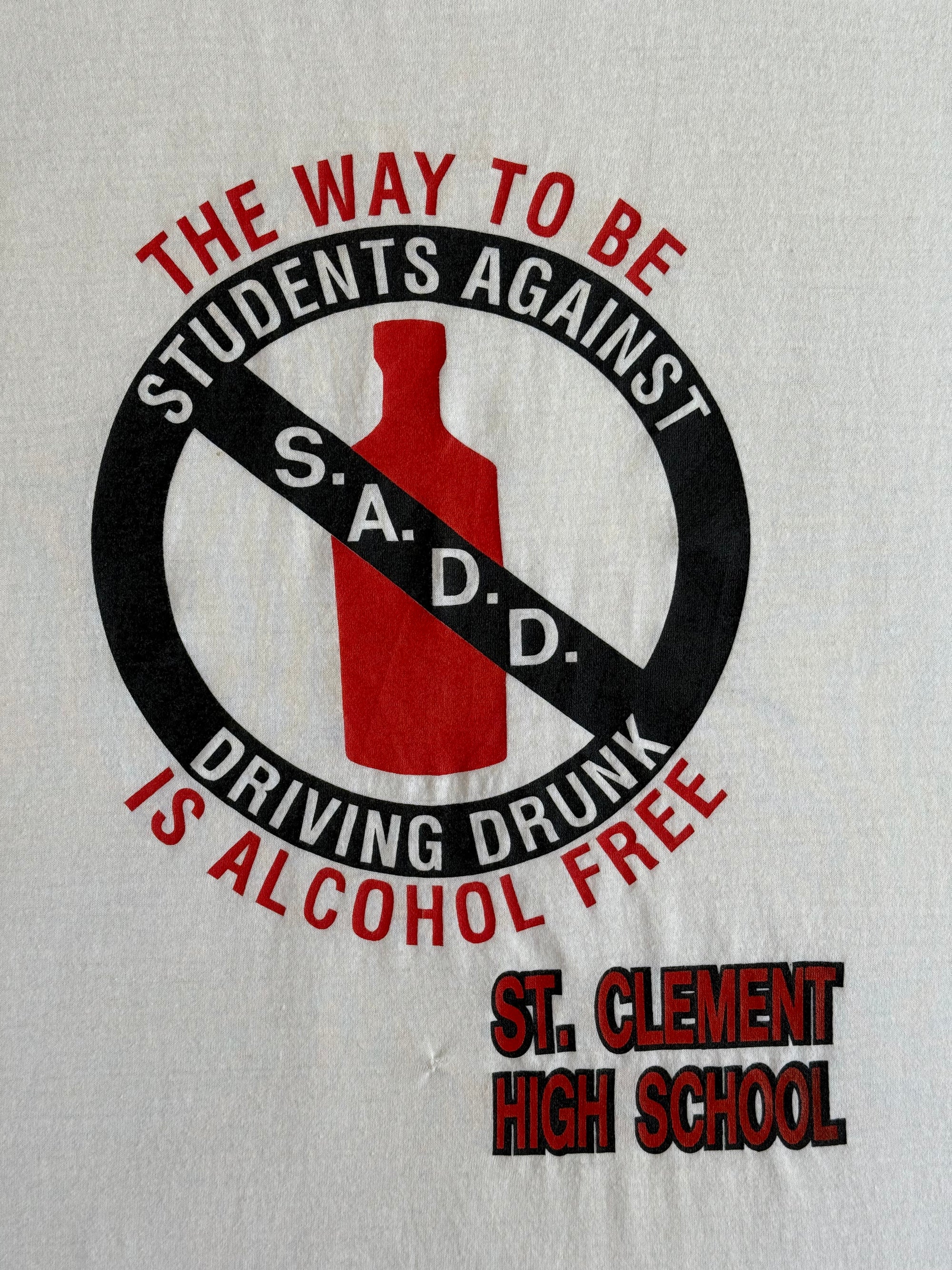 1980s Students Against Drunk Driving T-Shirt
