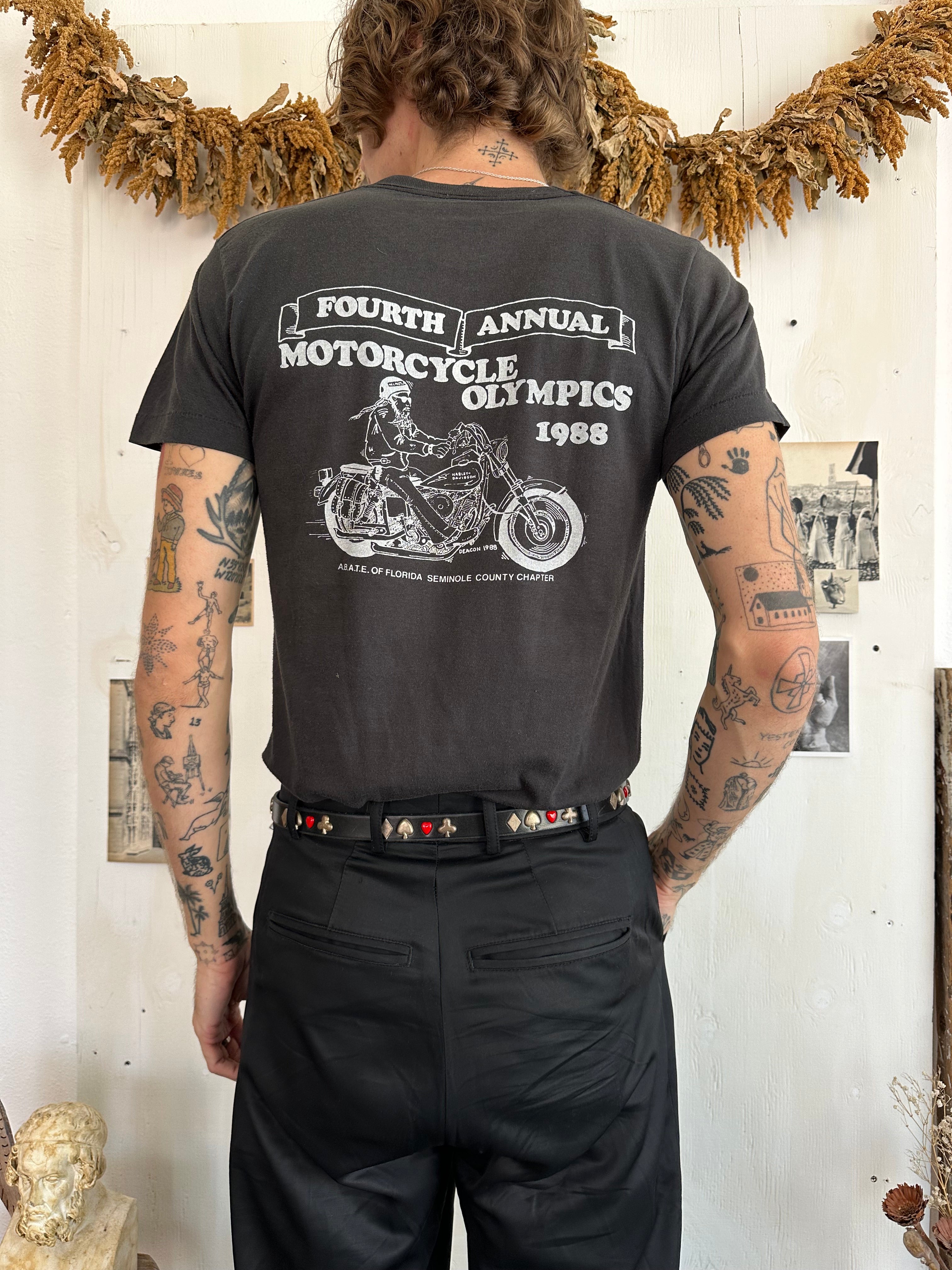1988 Seminole Motorcycle Club Tee (M)