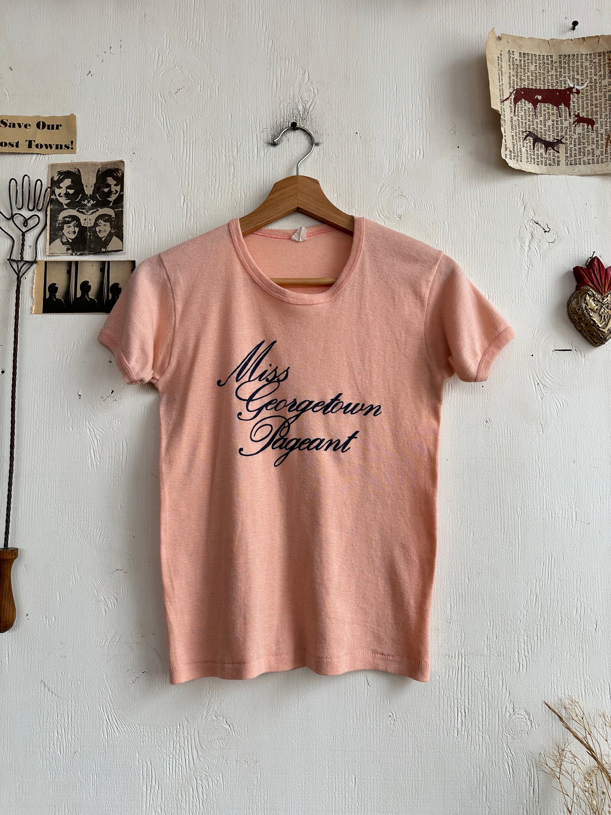 1970s Miss Georgetown Pageant Ribbed T-Shirt