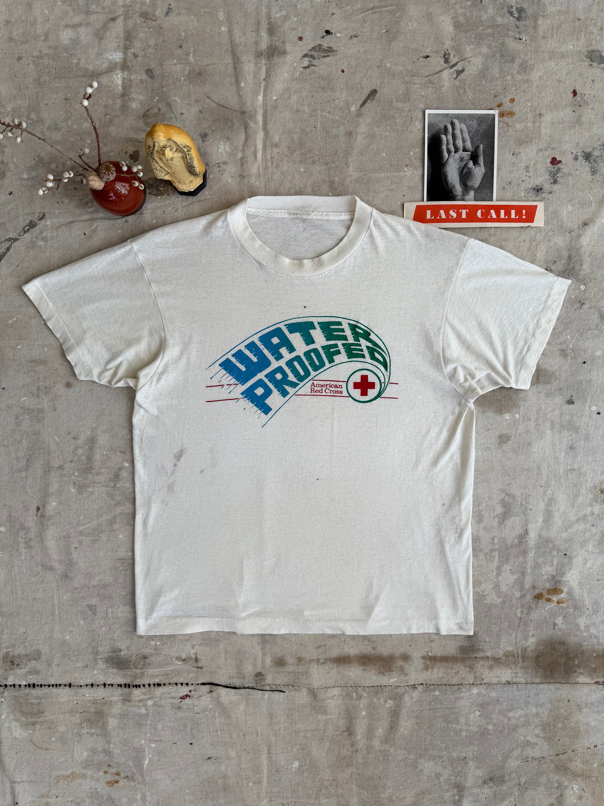 1980s Thrashed American Red Cross