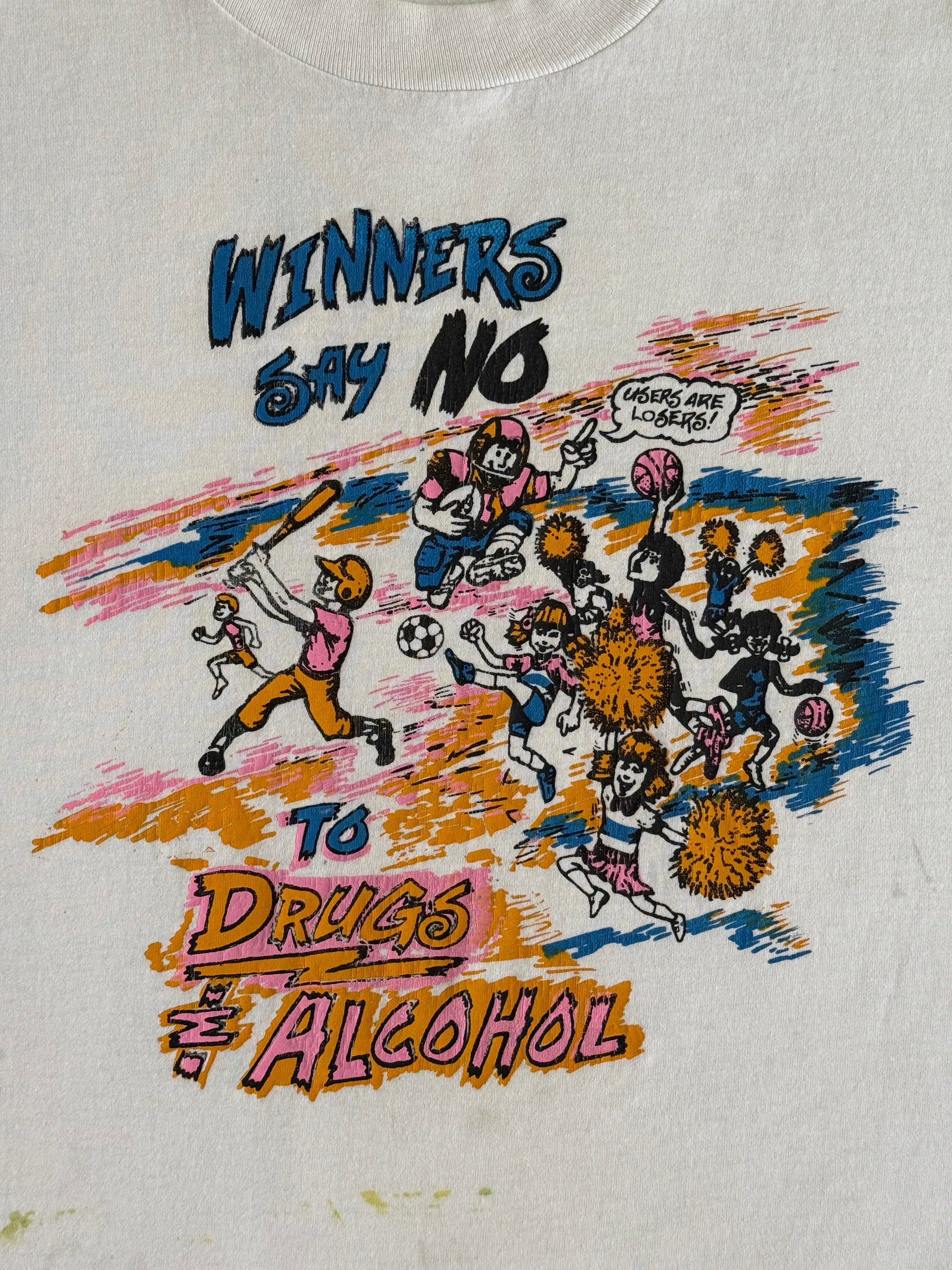 1980s Winners Say No to Drugs and Alcohol Tee