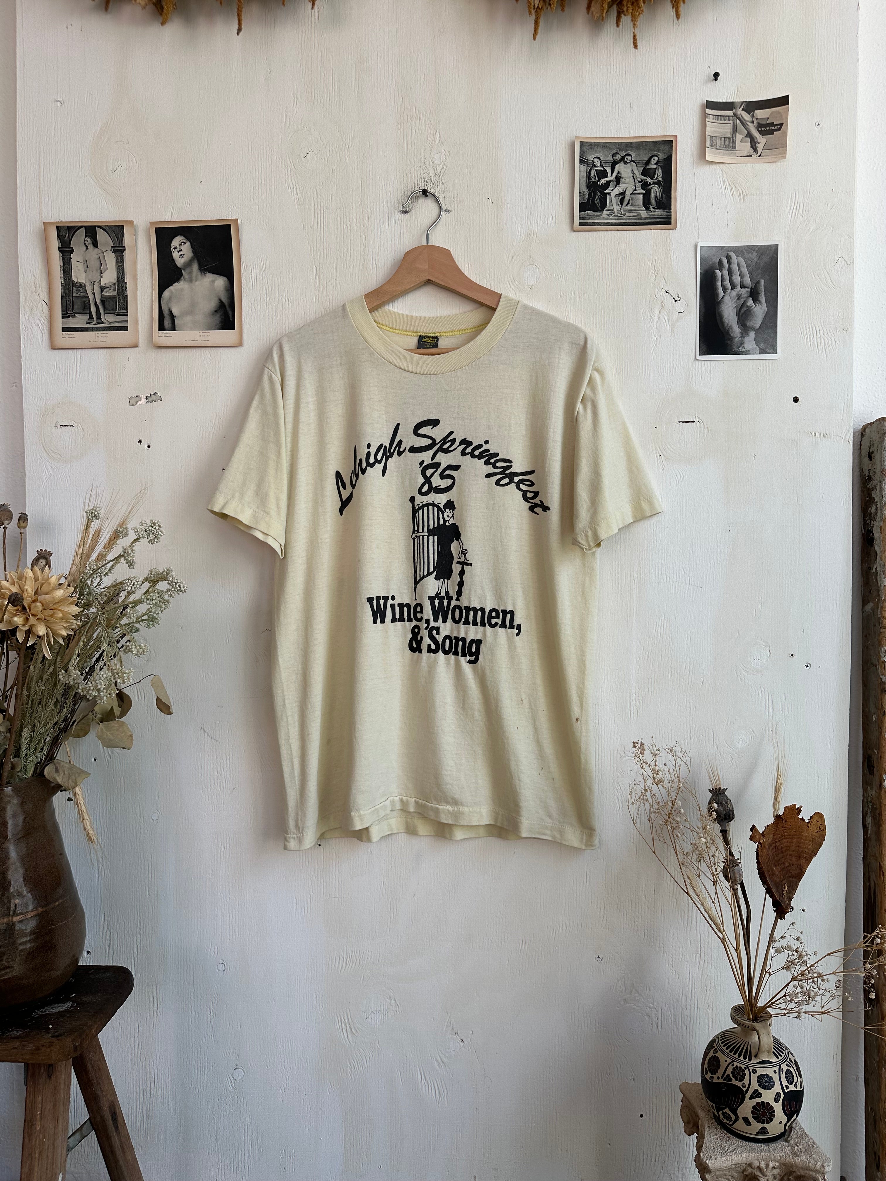 1985 Wine, Women, and Song T-Shirt (M/L)