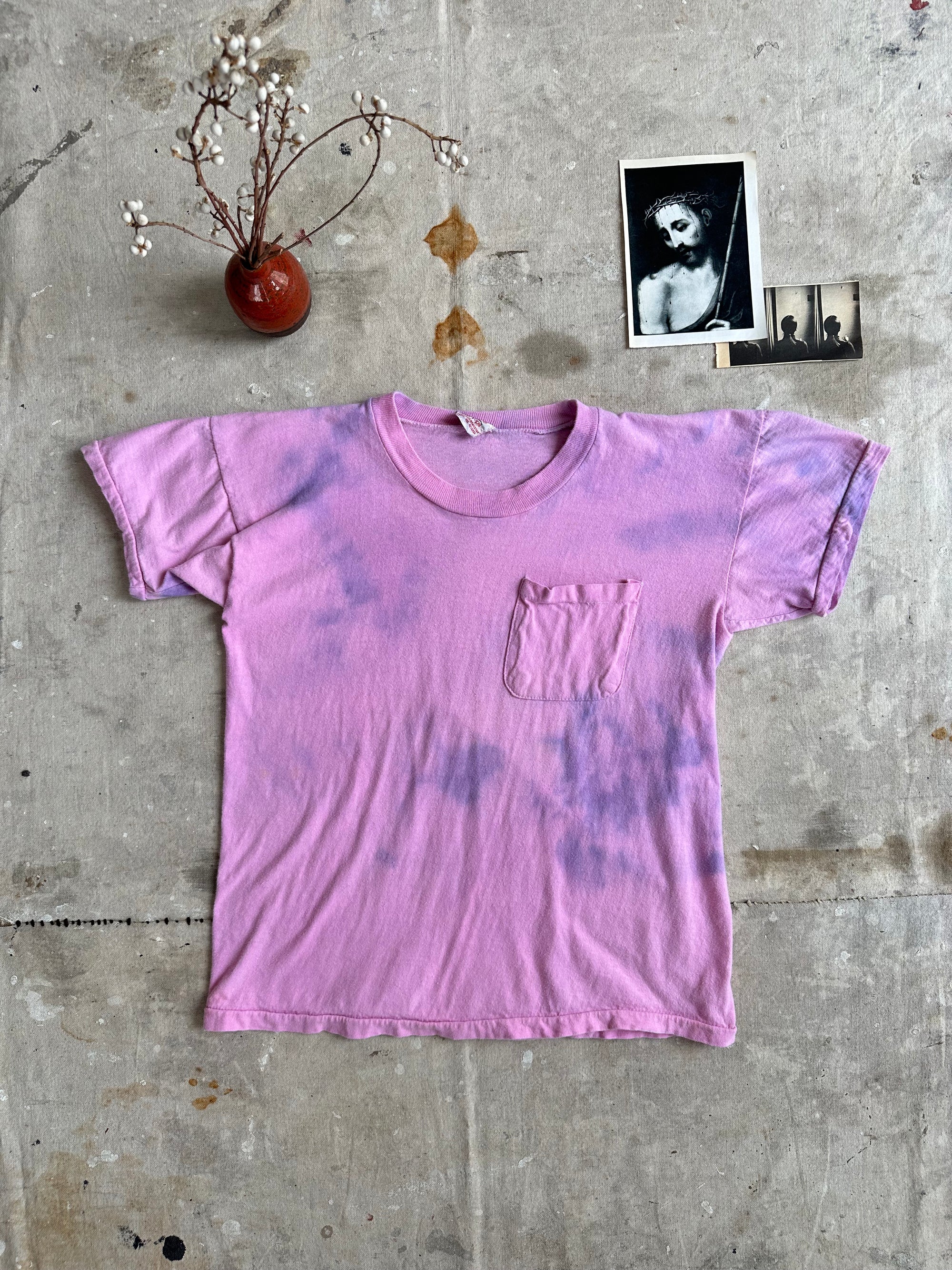 1970s Pink Pocket Tee